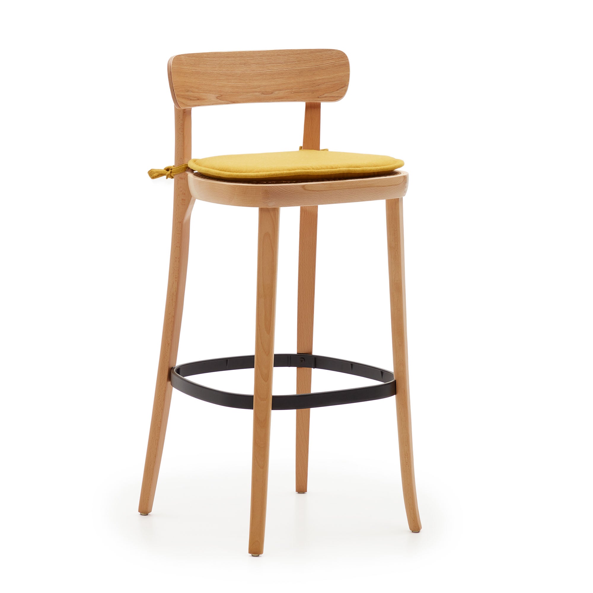 Cushion for Romane chair in mustard 43 x 43 cm - Product Image