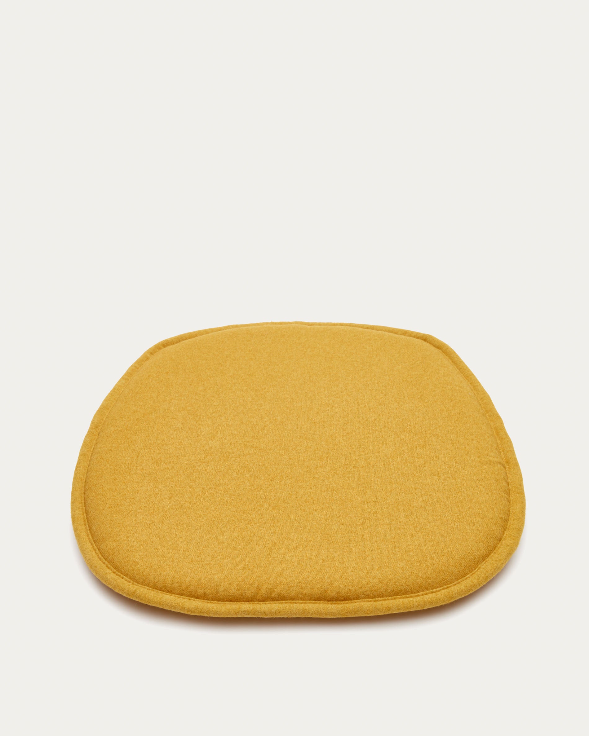 Cushion for Romane chair in mustard 43 x 43 cm - Product View