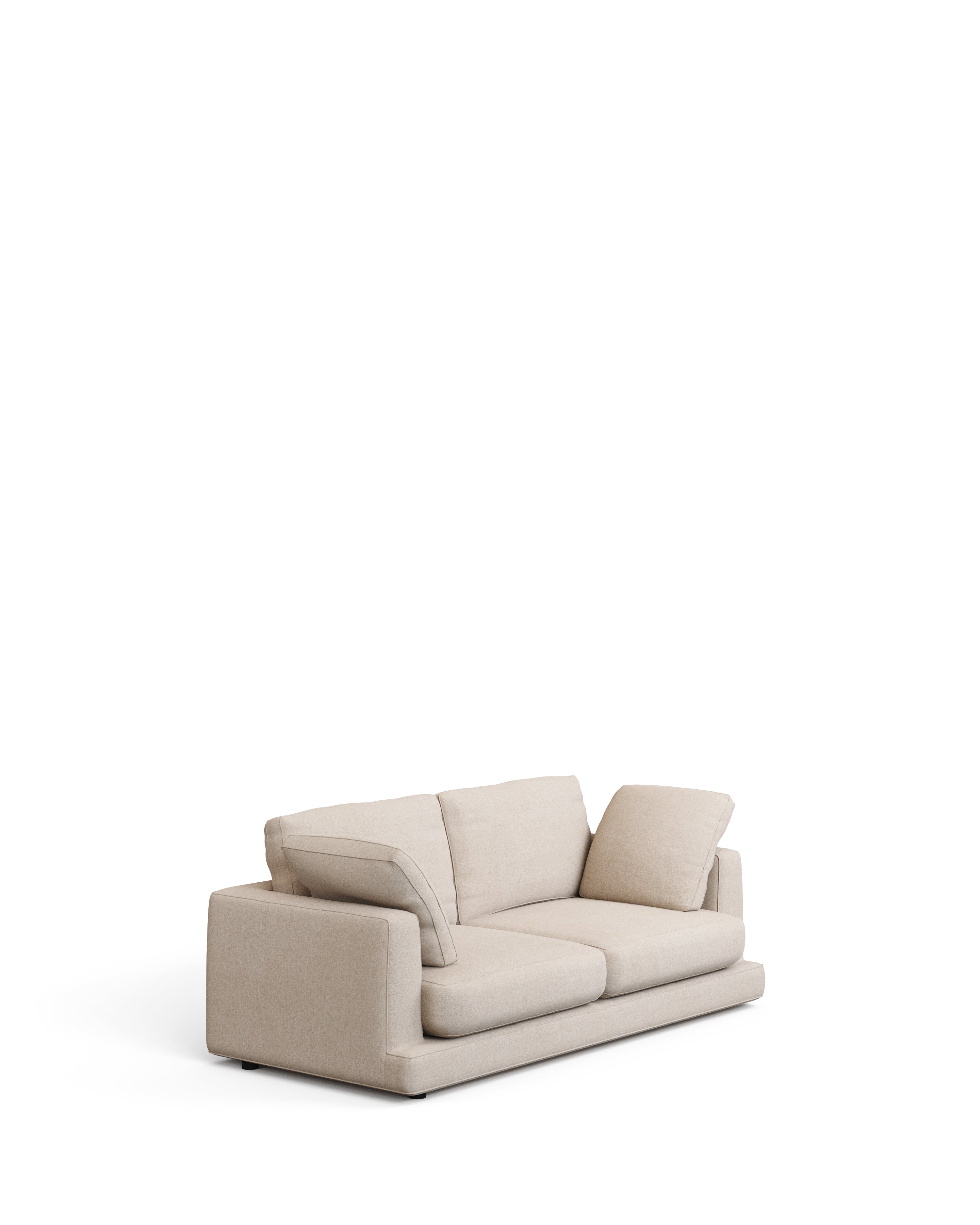 Gala 3-seater sofa beige 210cm - Product Image