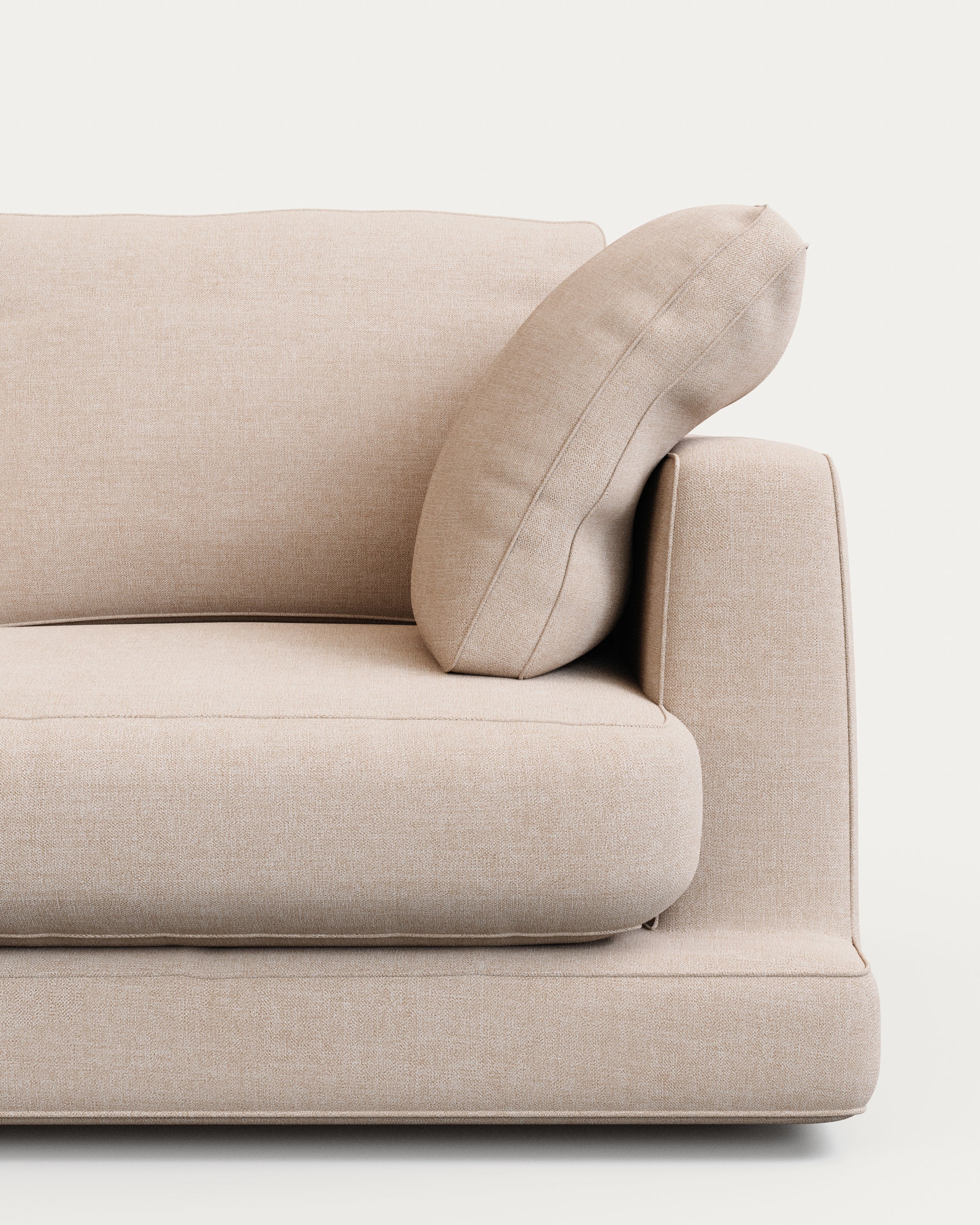 Gala 3-seater sofa beige 210cm - Detail
