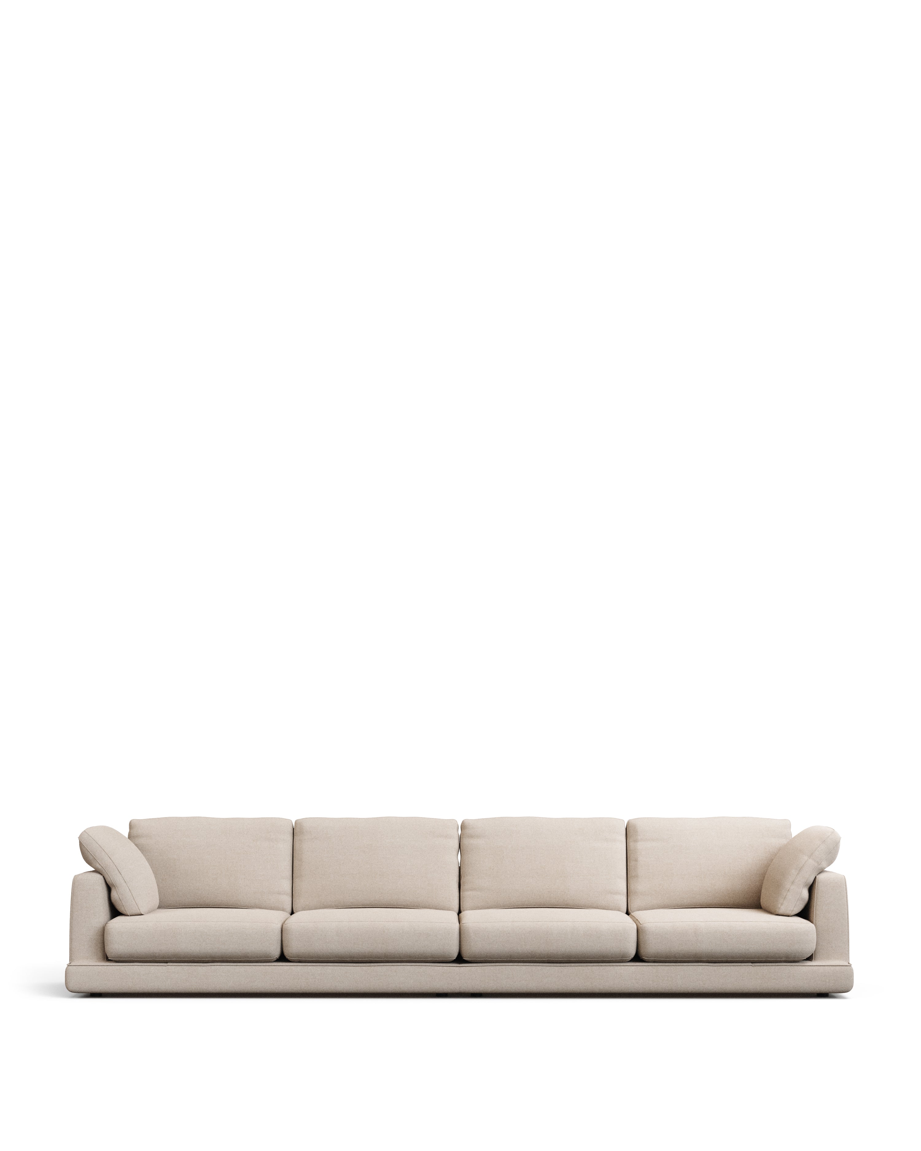 Gala 6-seater sofa beige, 390cm - Product Image