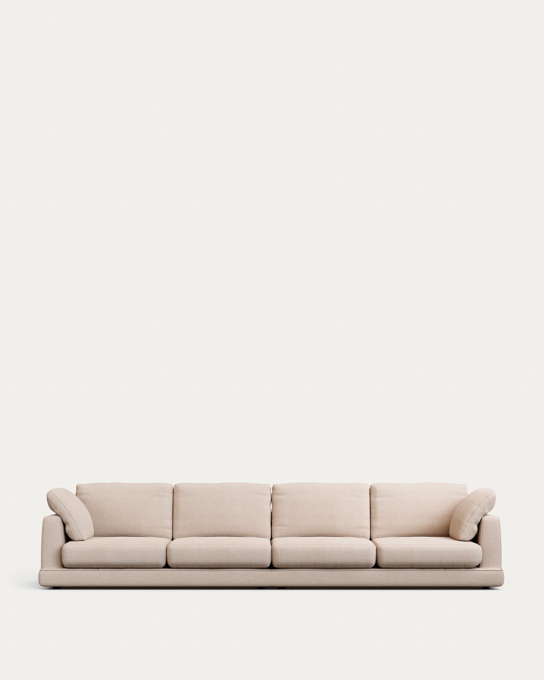 Gala 6-seater sofa beige, 390cm - Product View