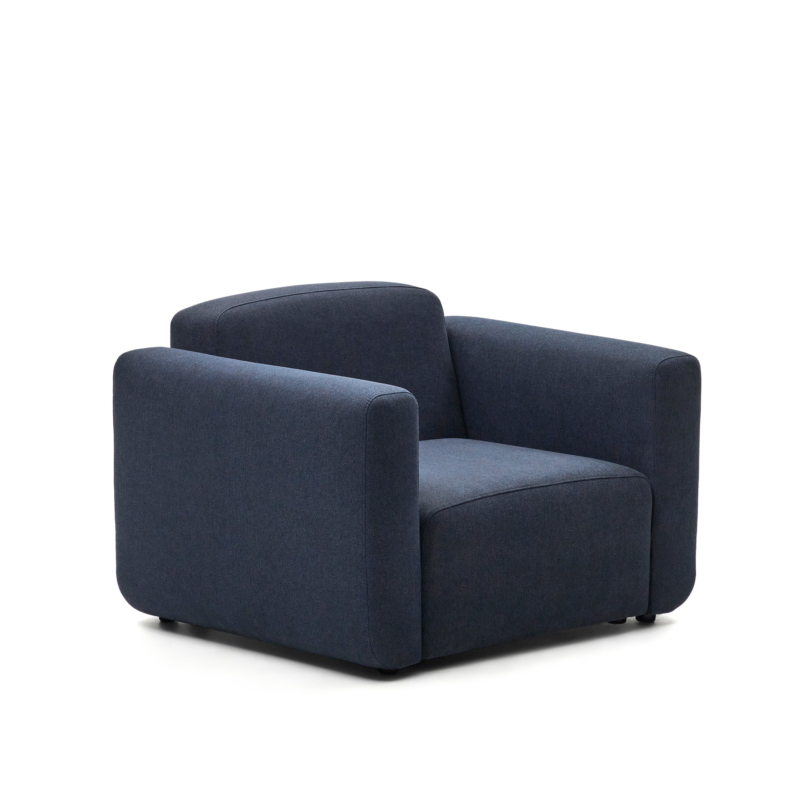 Neom modular armchair in blue FSC Mix Credit - Product Image