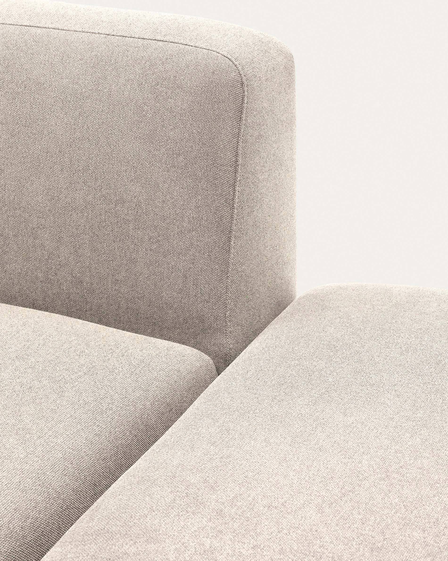 Neom 1 seater modular sofa with back module in beige, 169 cm FSC Mix Credit - Detail