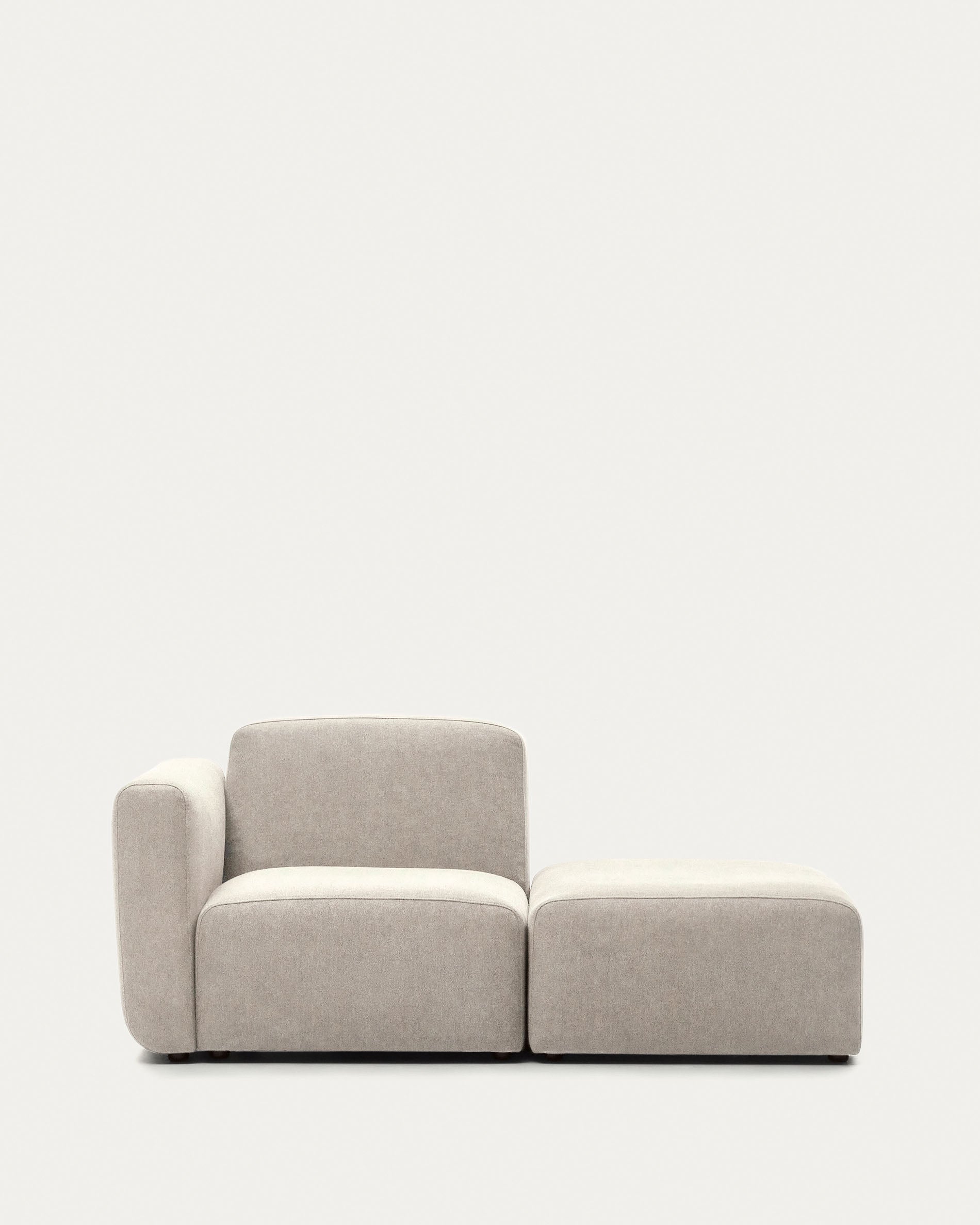Neom 1 seater modular sofa with back module in beige, 169 cm FSC Mix Credit - Product View