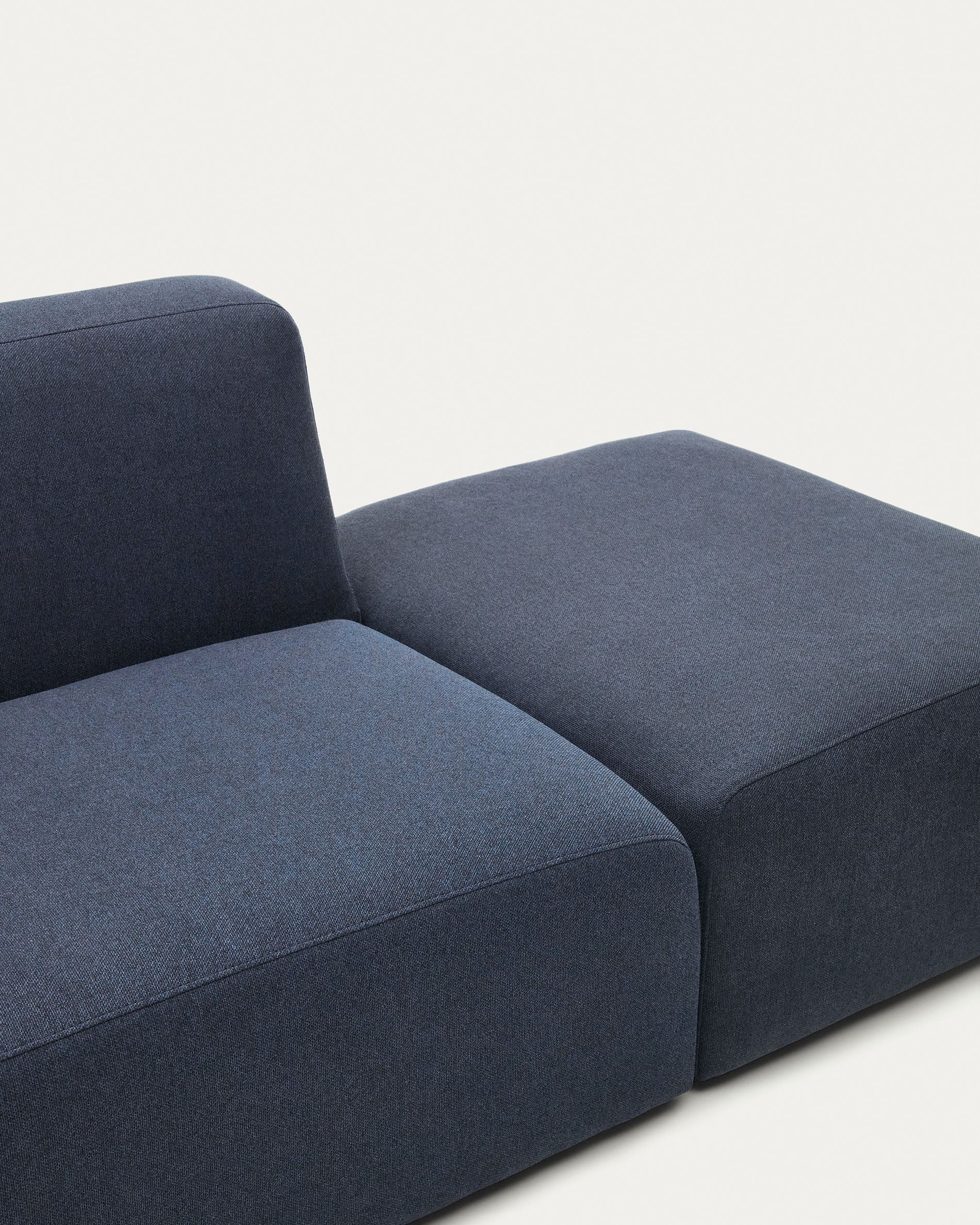 Neom 1 seater modular sofa with back module in blue, 169 cm FSC Mix Credit - Detail