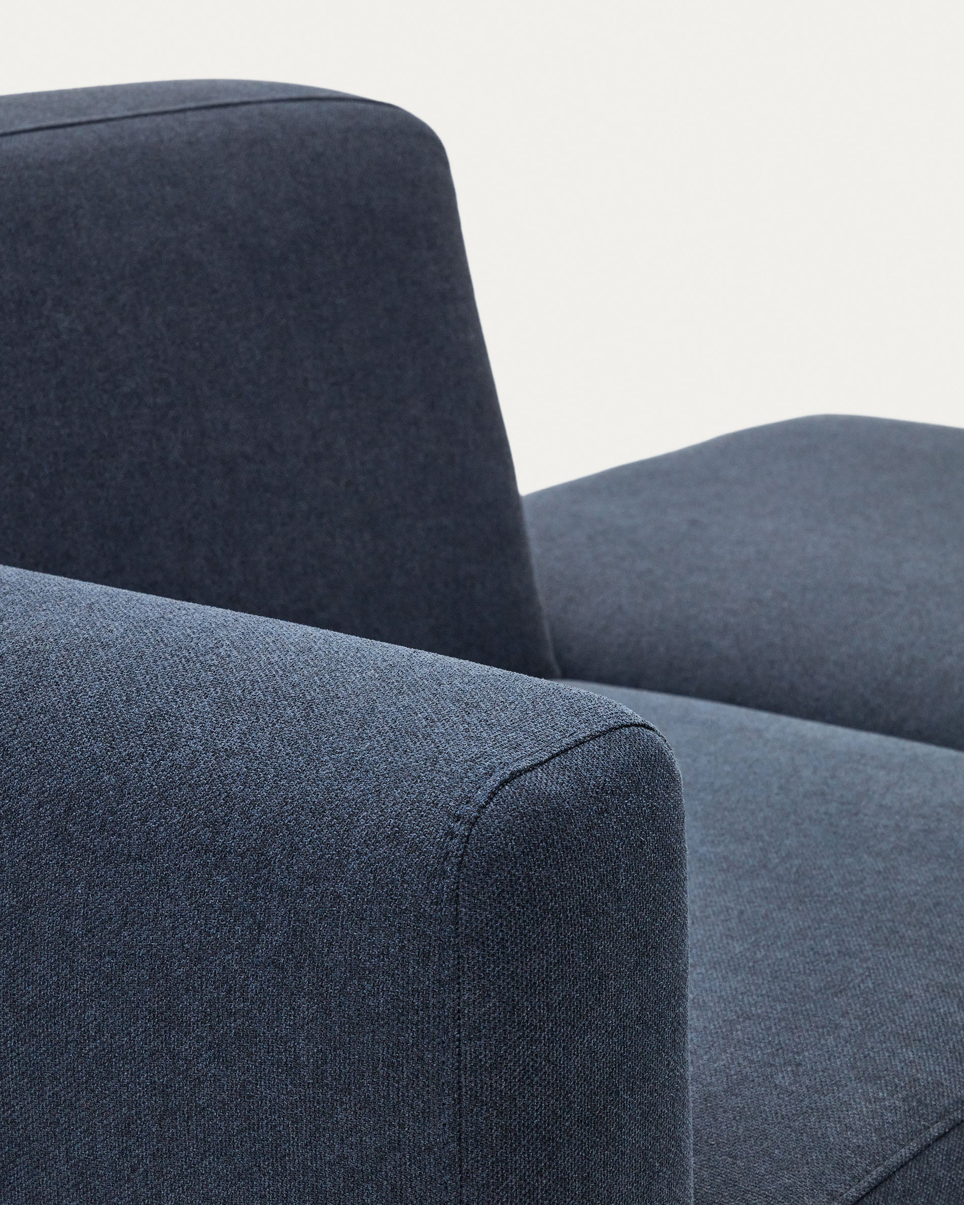 Neom 1 seater modular sofa with back module in blue, 169 cm FSC Mix Credit - Detail