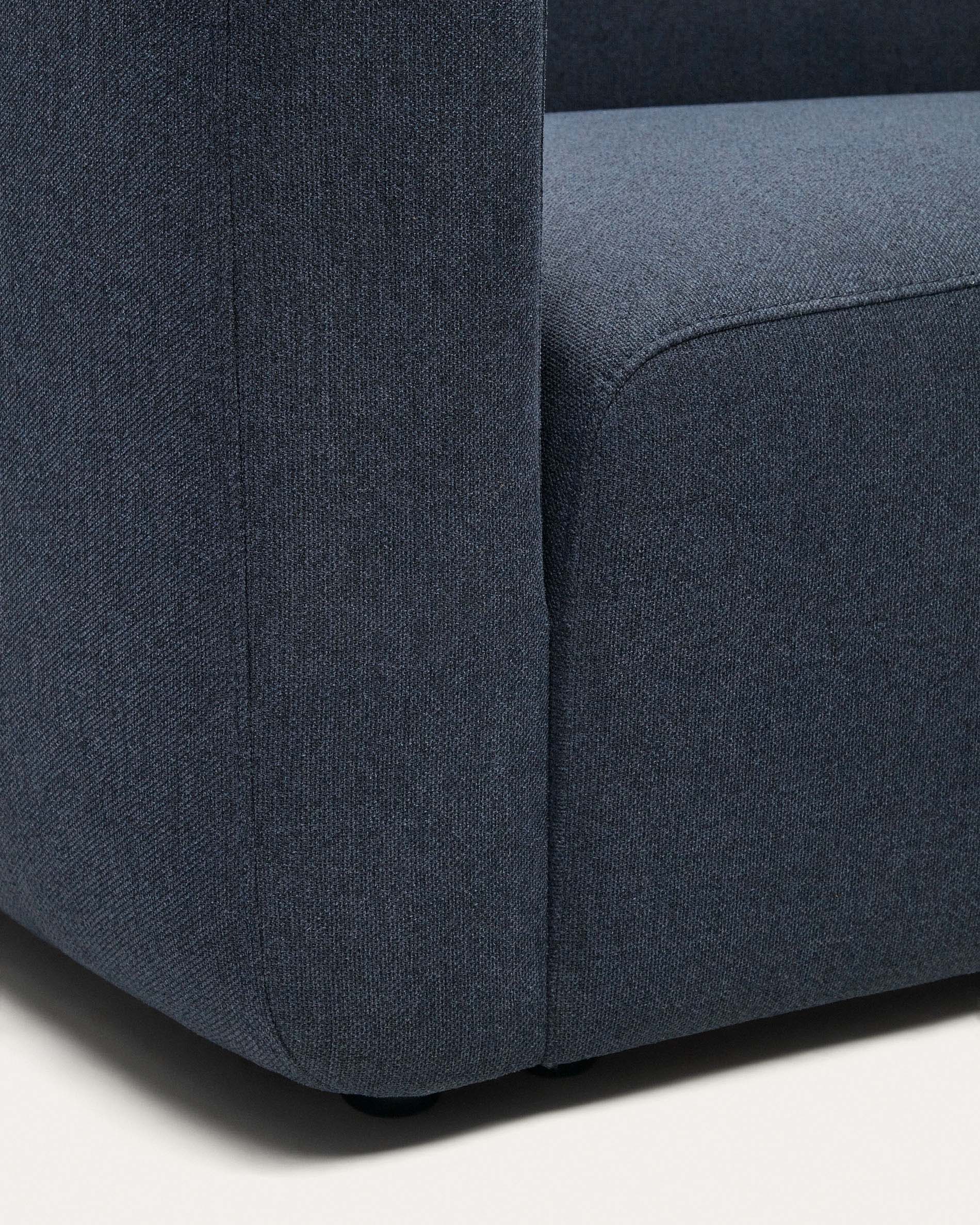 Neom 2 seater modular sofa with back module in blue, 244 cm FSC Mix Credit - Detail