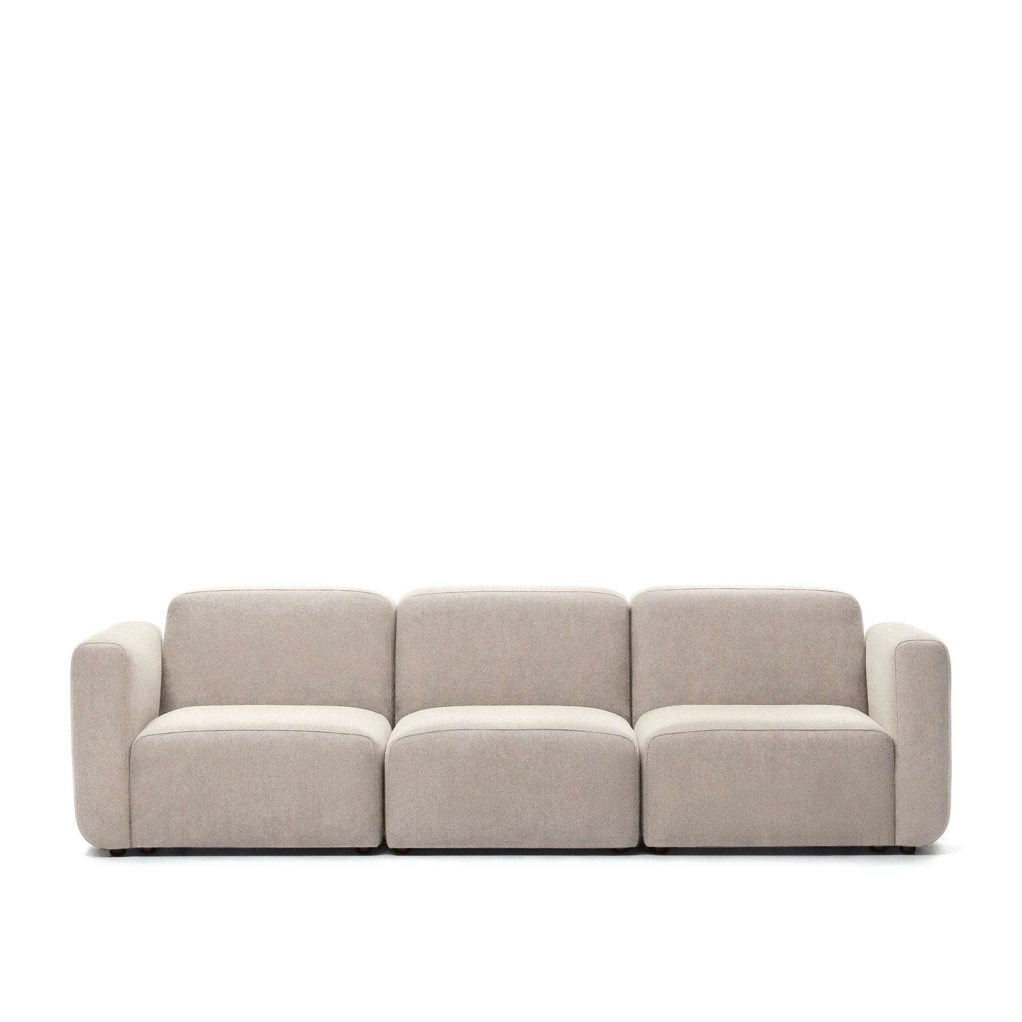 Neom 3 seater modular sofa in beige, 263 cm FSC Mix Credit - Product Image