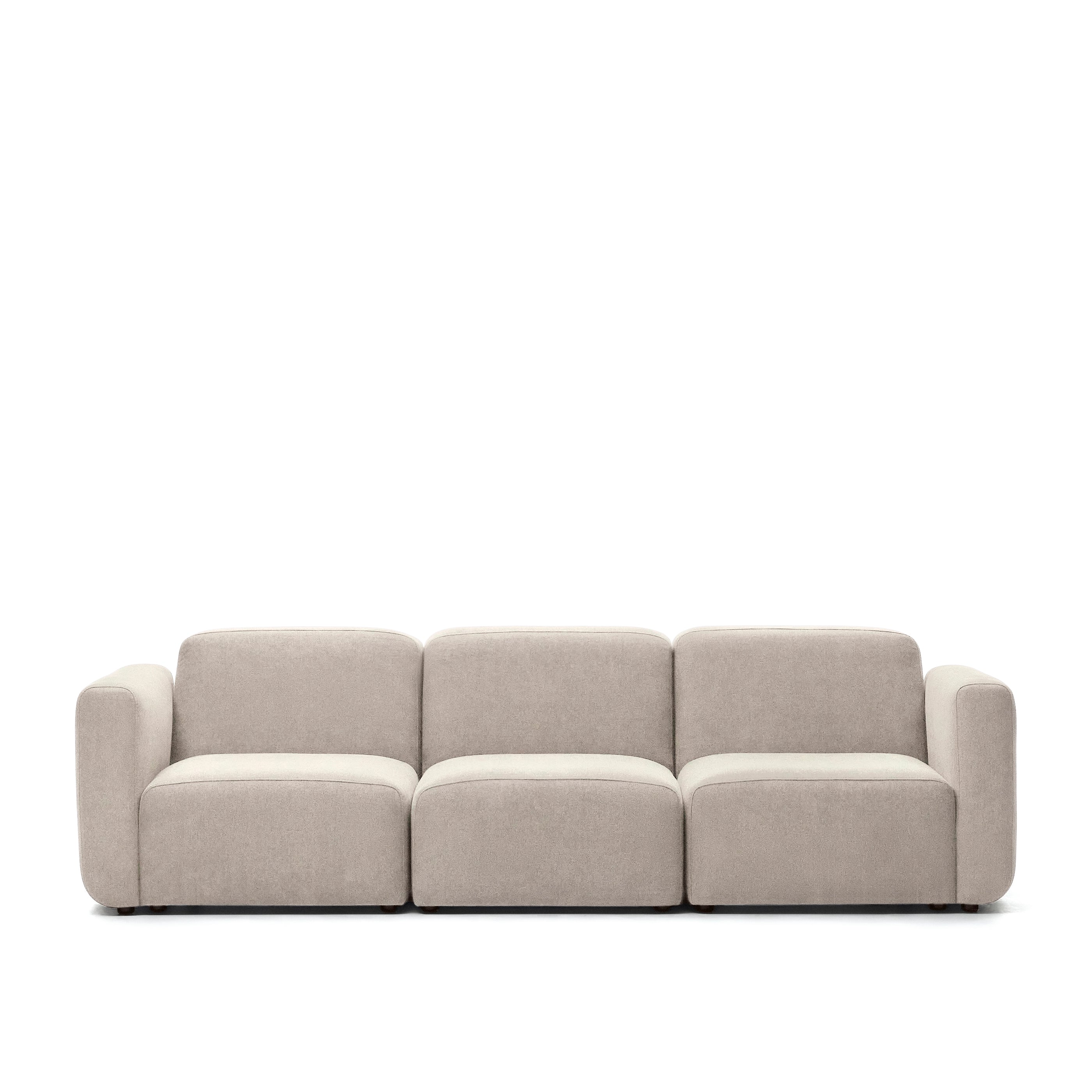 Neom 3 seater modular sofa in beige, 263 cm FSC Mix Credit - Product Image