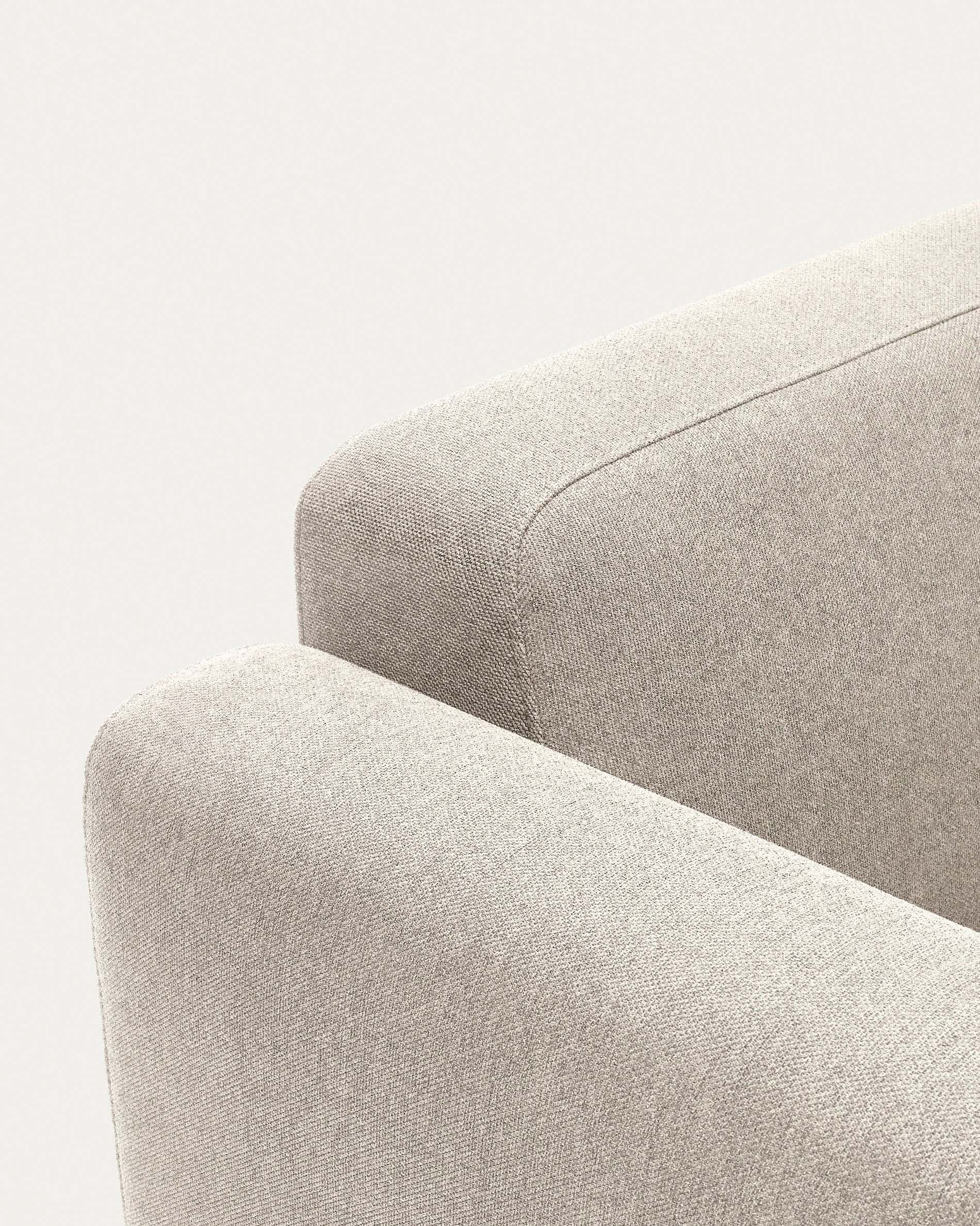 Neom 3 seater modular sofa in beige, 263 cm FSC Mix Credit - Detail
