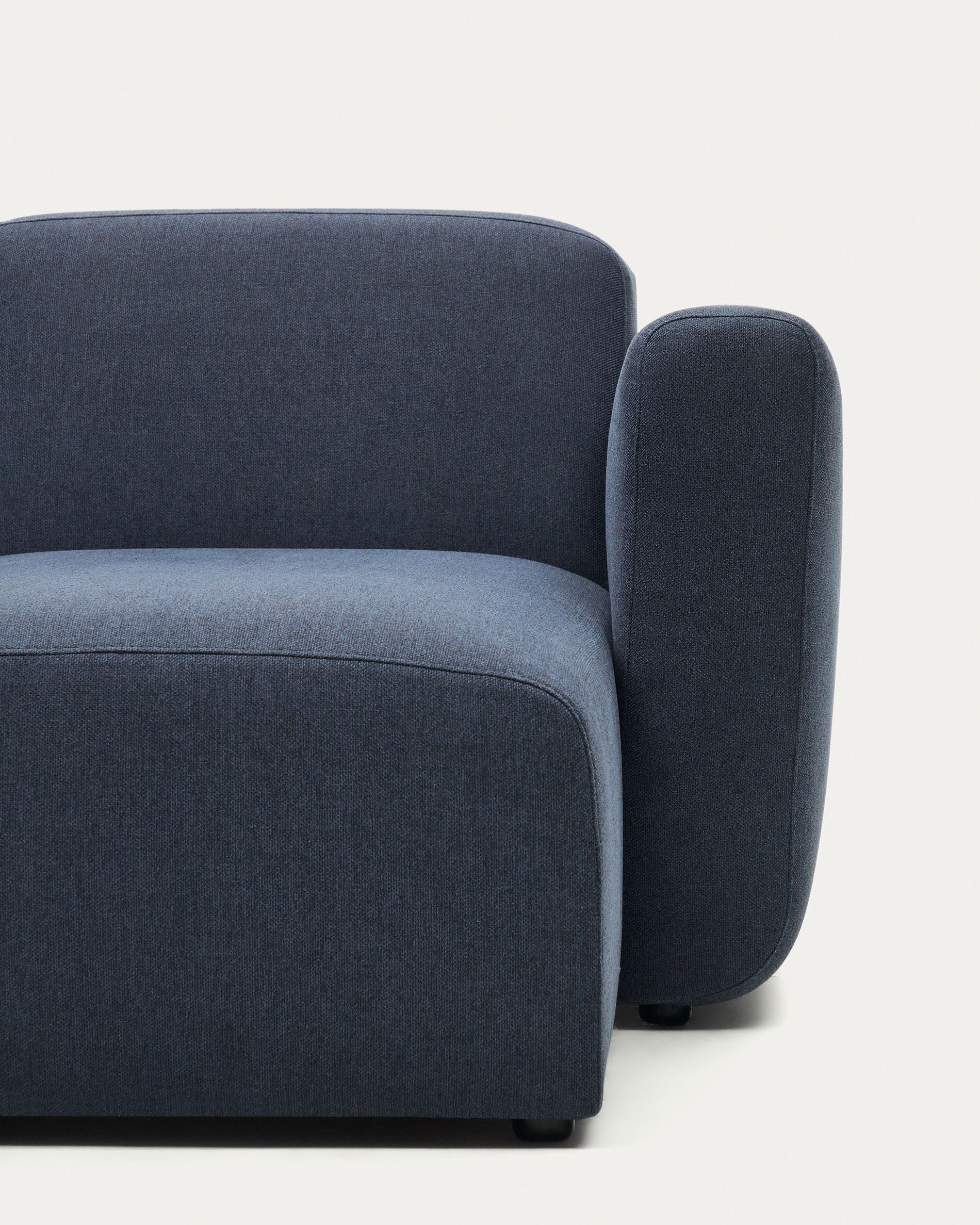 Neom 3 seater modular sofa, right/left chaise longue in blue, 263 cm FSC Mix Credit - Detail