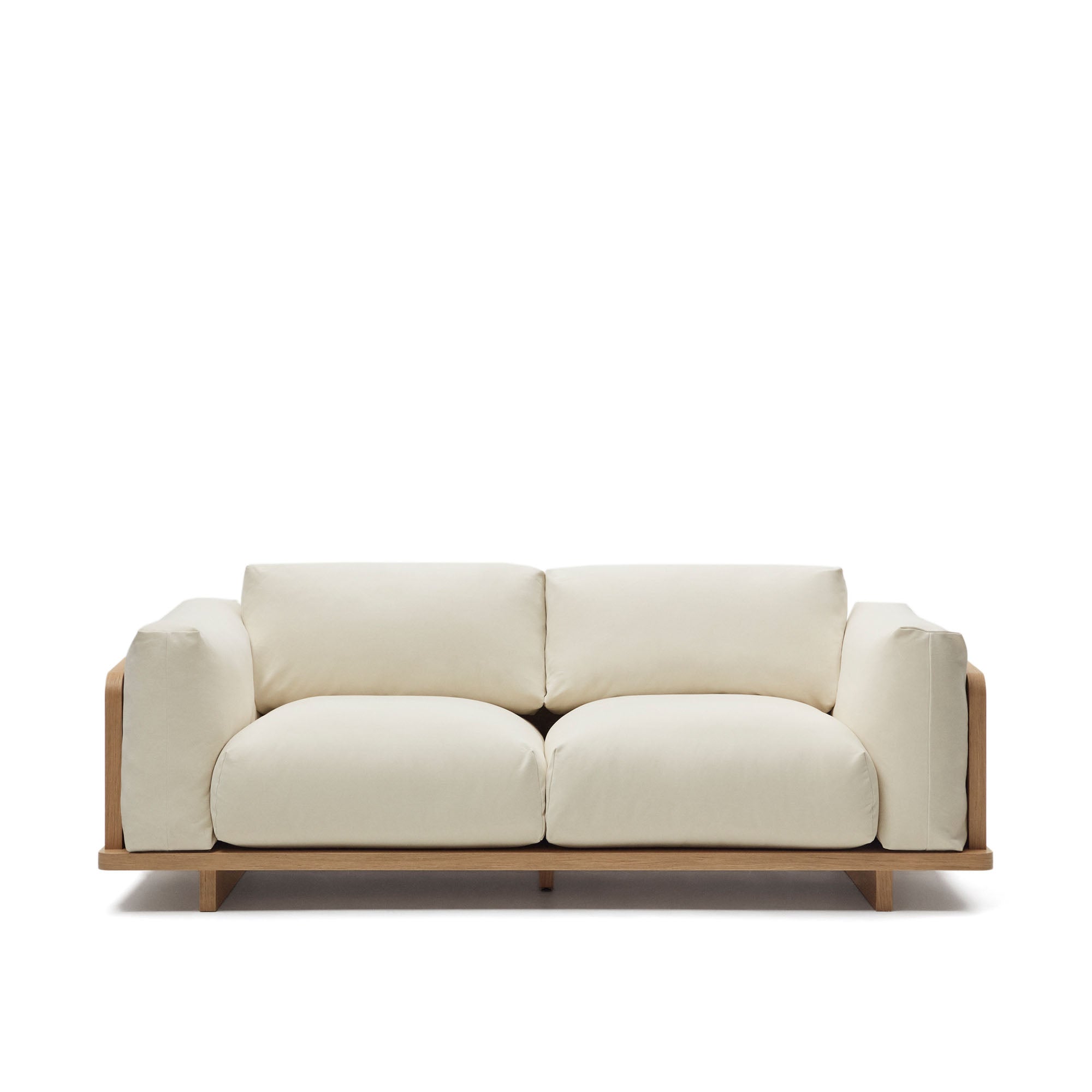 Oaq 3 seater sofa in beige, 225 cm FSC Mix Credit - Product Image