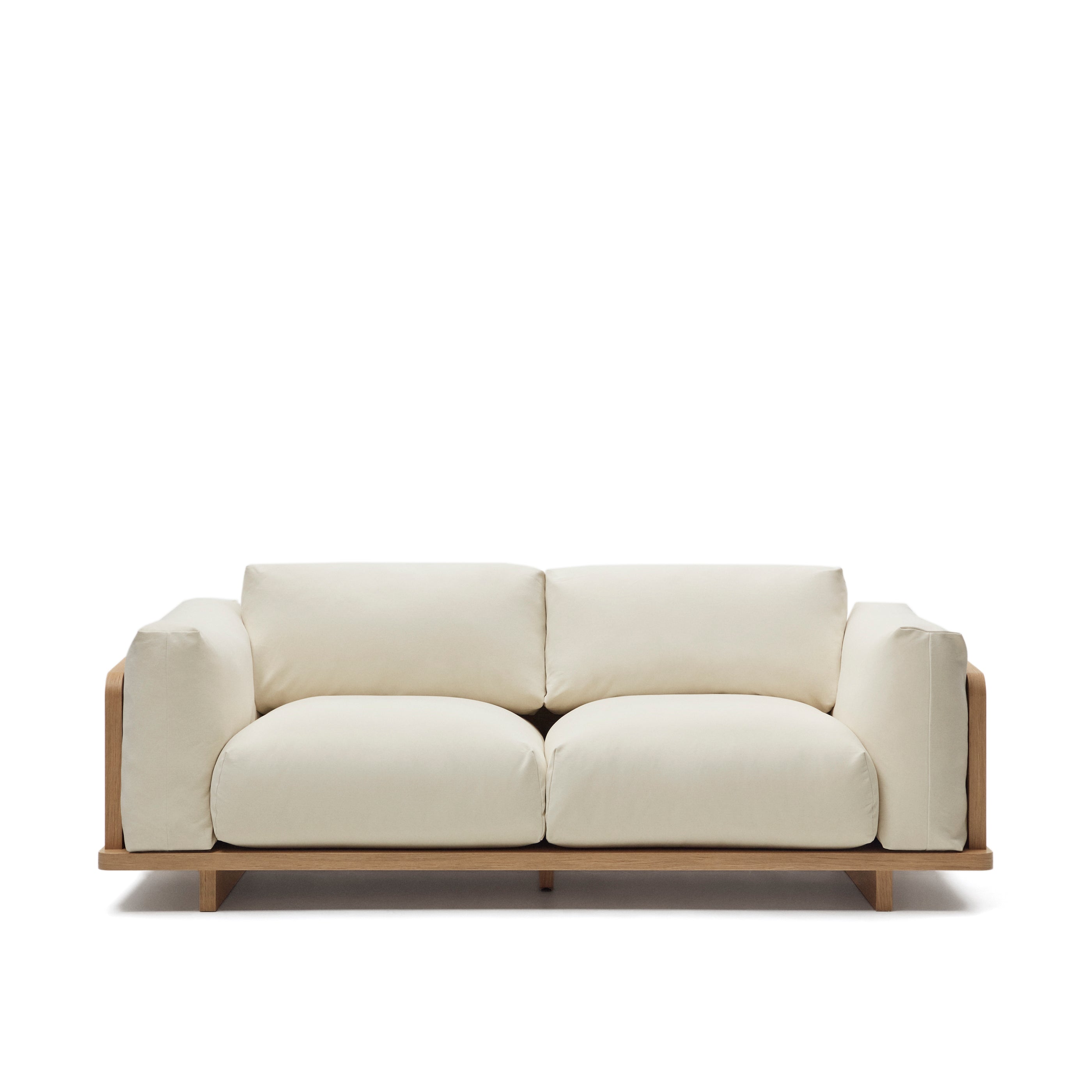 Oaq 3 seater sofa in beige, 225 cm FSC Mix Credit - Product Image