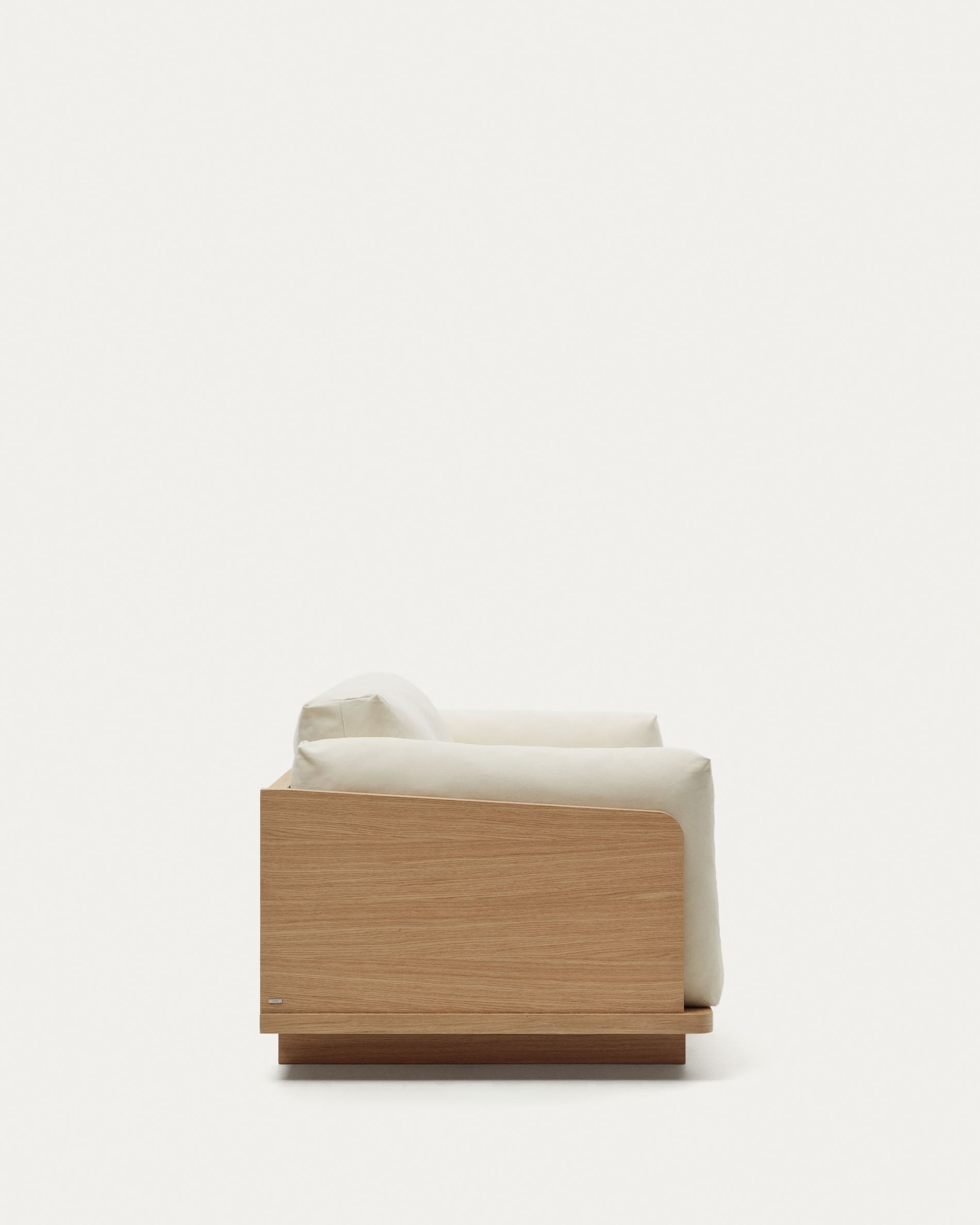 Oaq 3 seater sofa in beige, 225 cm FSC Mix Credit - Product View