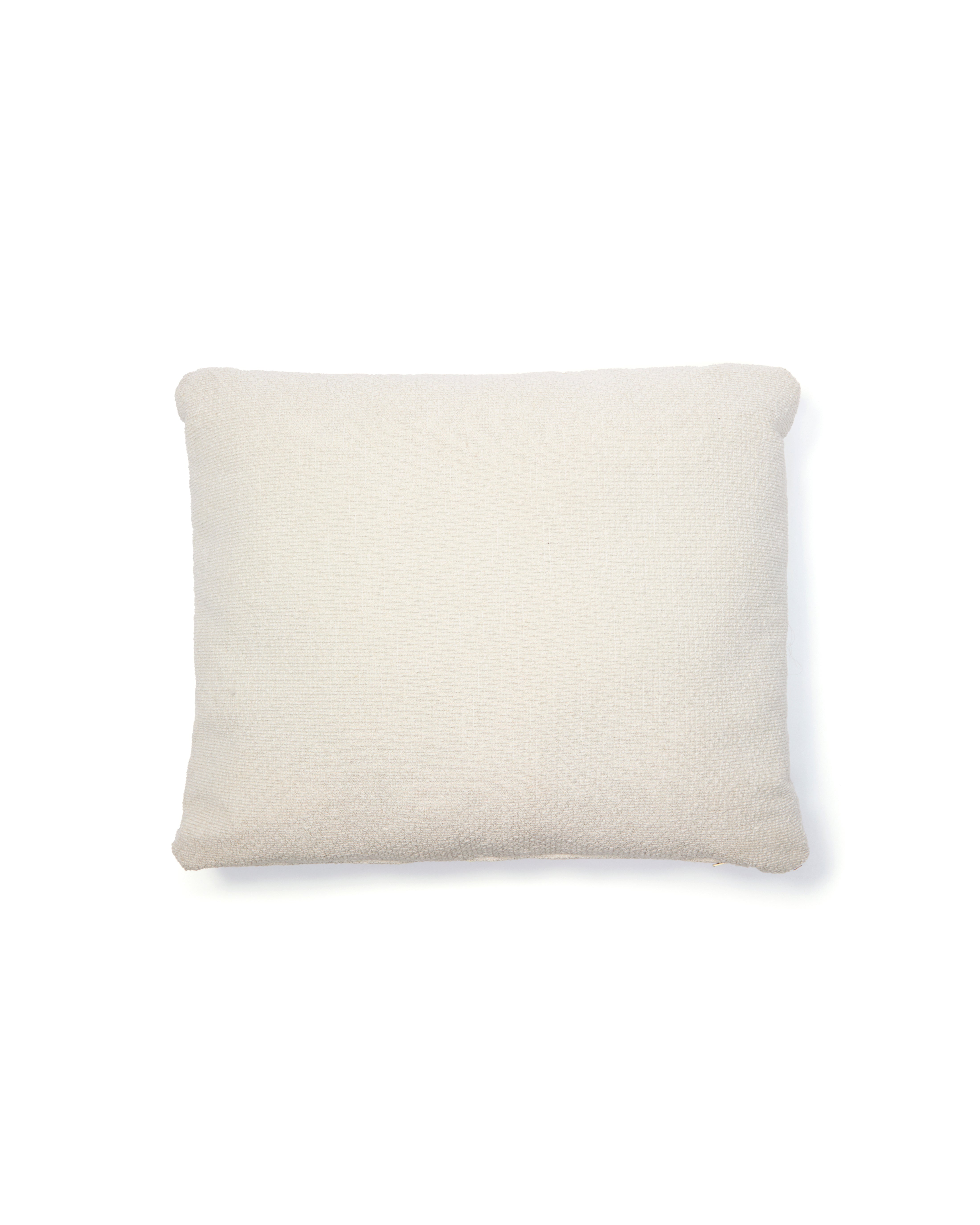 Martina ecru chenille cushion 60 x 52cm - Product Image