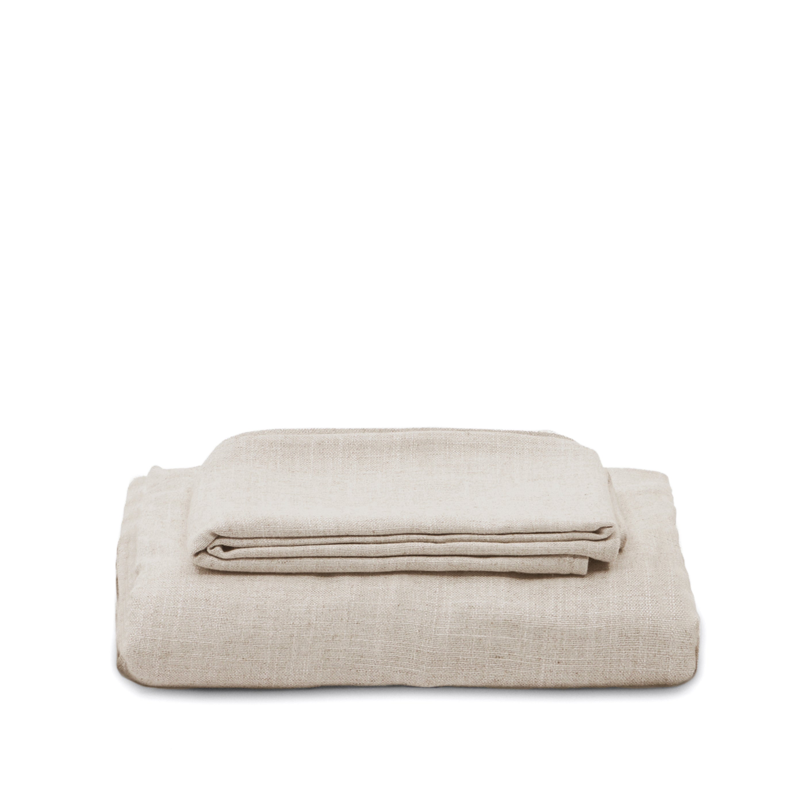 Anarela 3 seater sofa cover in beige linen - Product Image