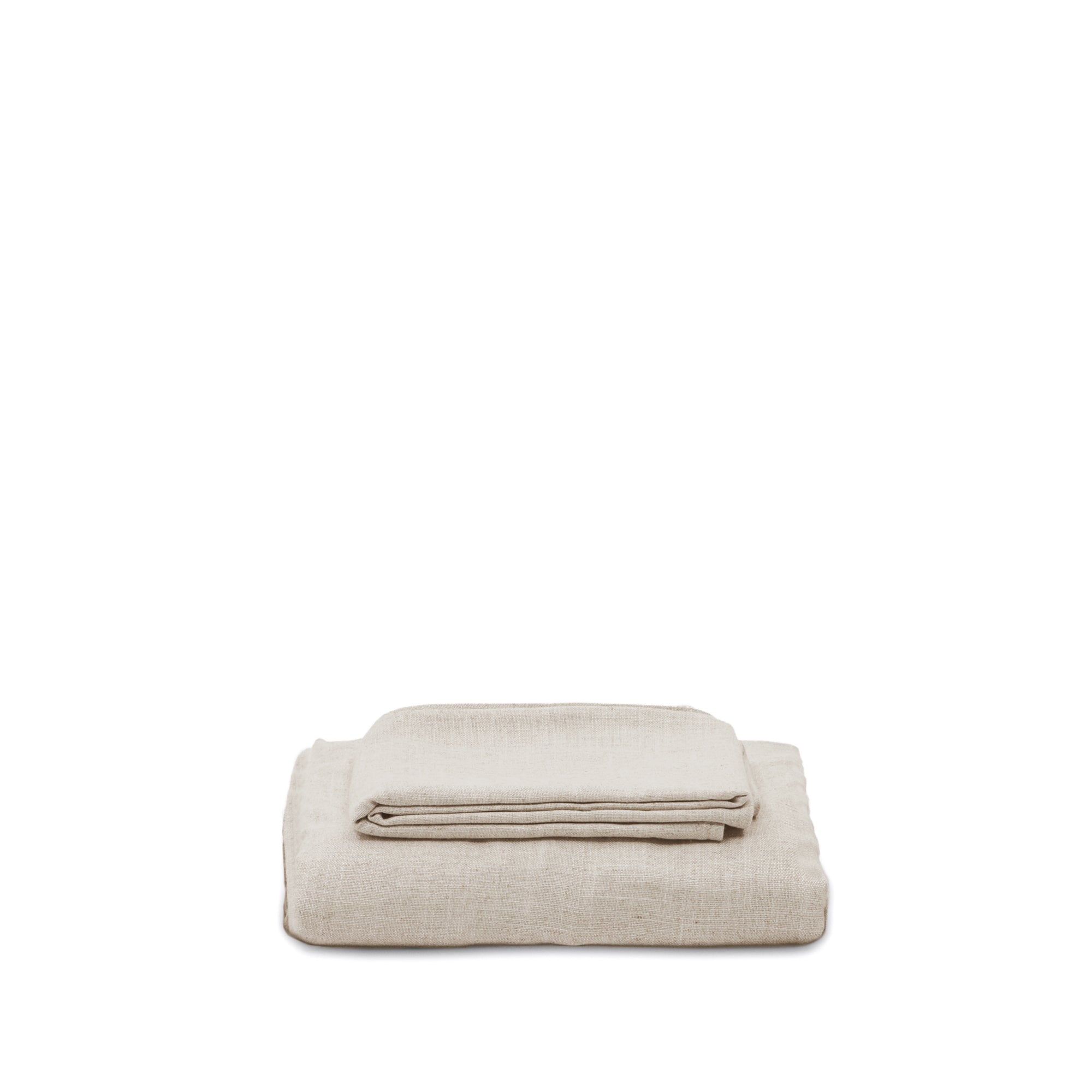 Anarela linen pouffe cover, 80 x 80 cm - Product Image