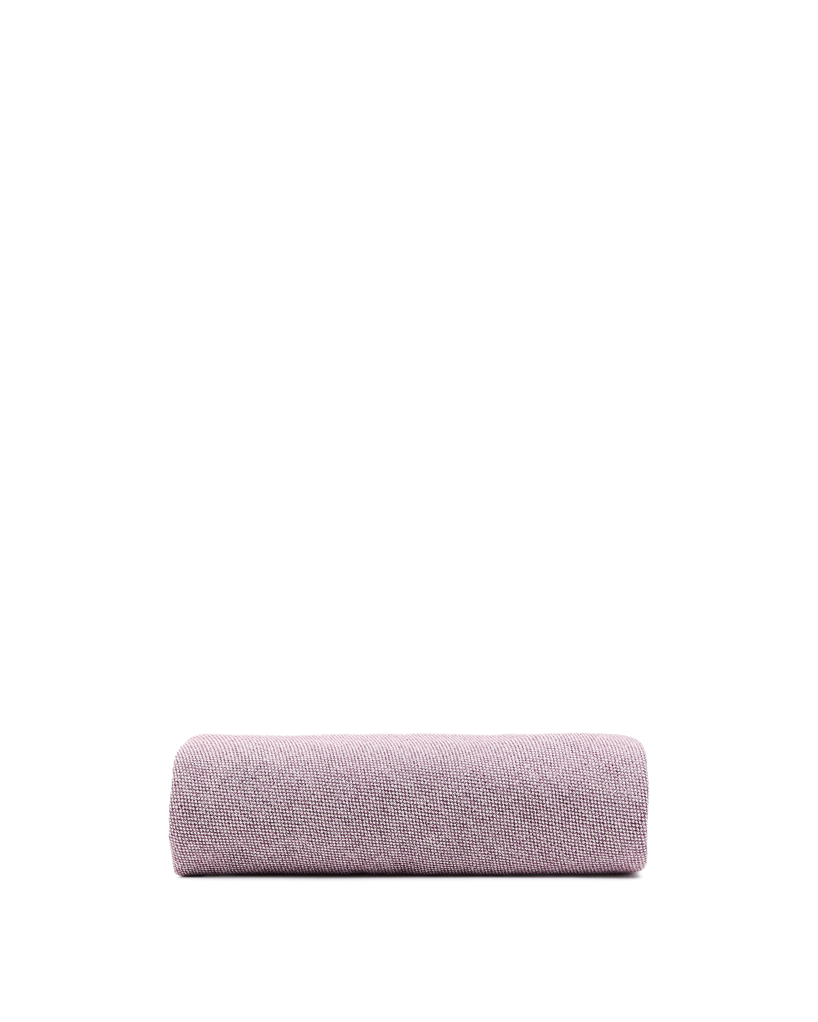 Kaeli purple footrest cover Ø60cm - Product Image