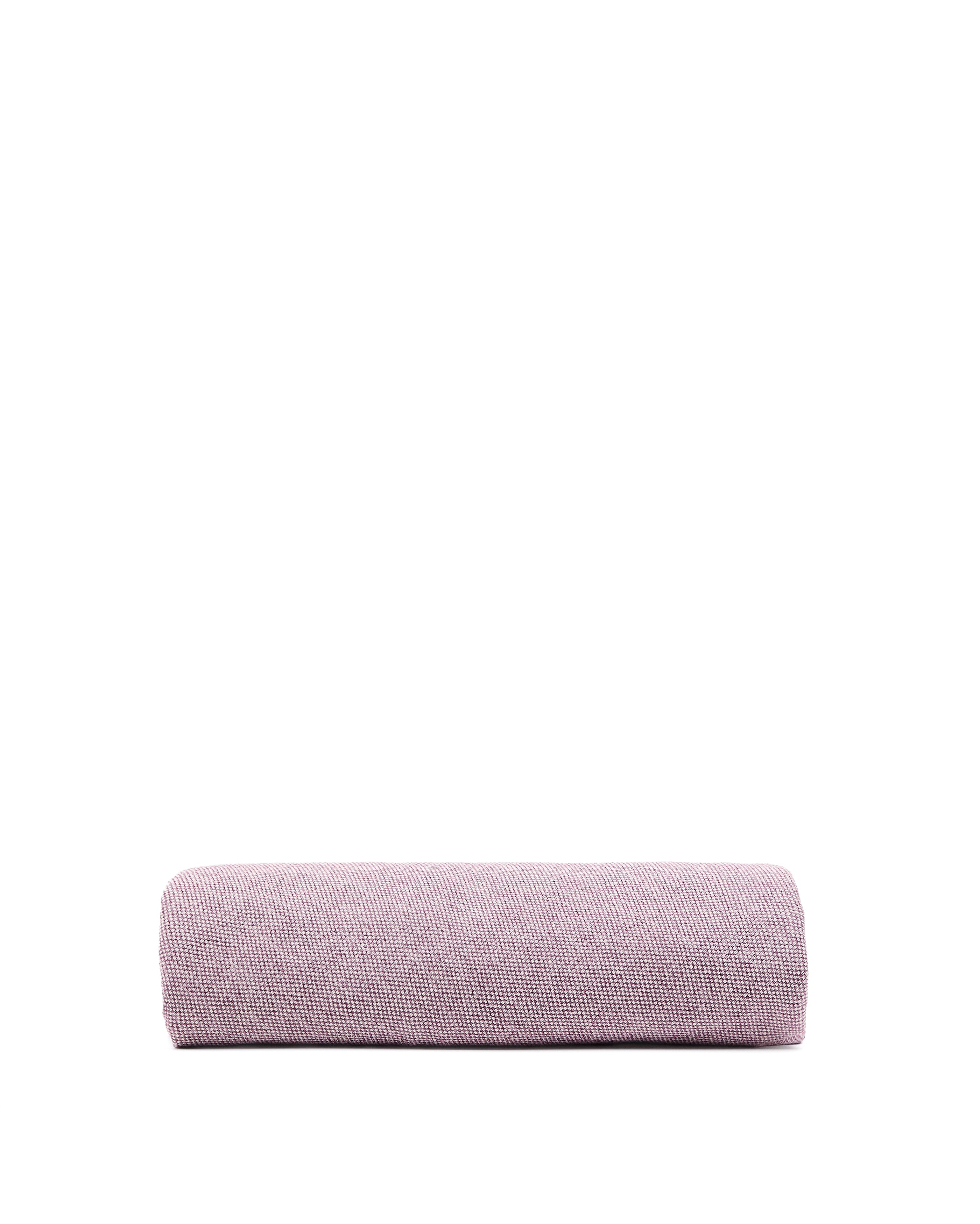 Kaeli purple footrest cover Ø90cm - Product Image