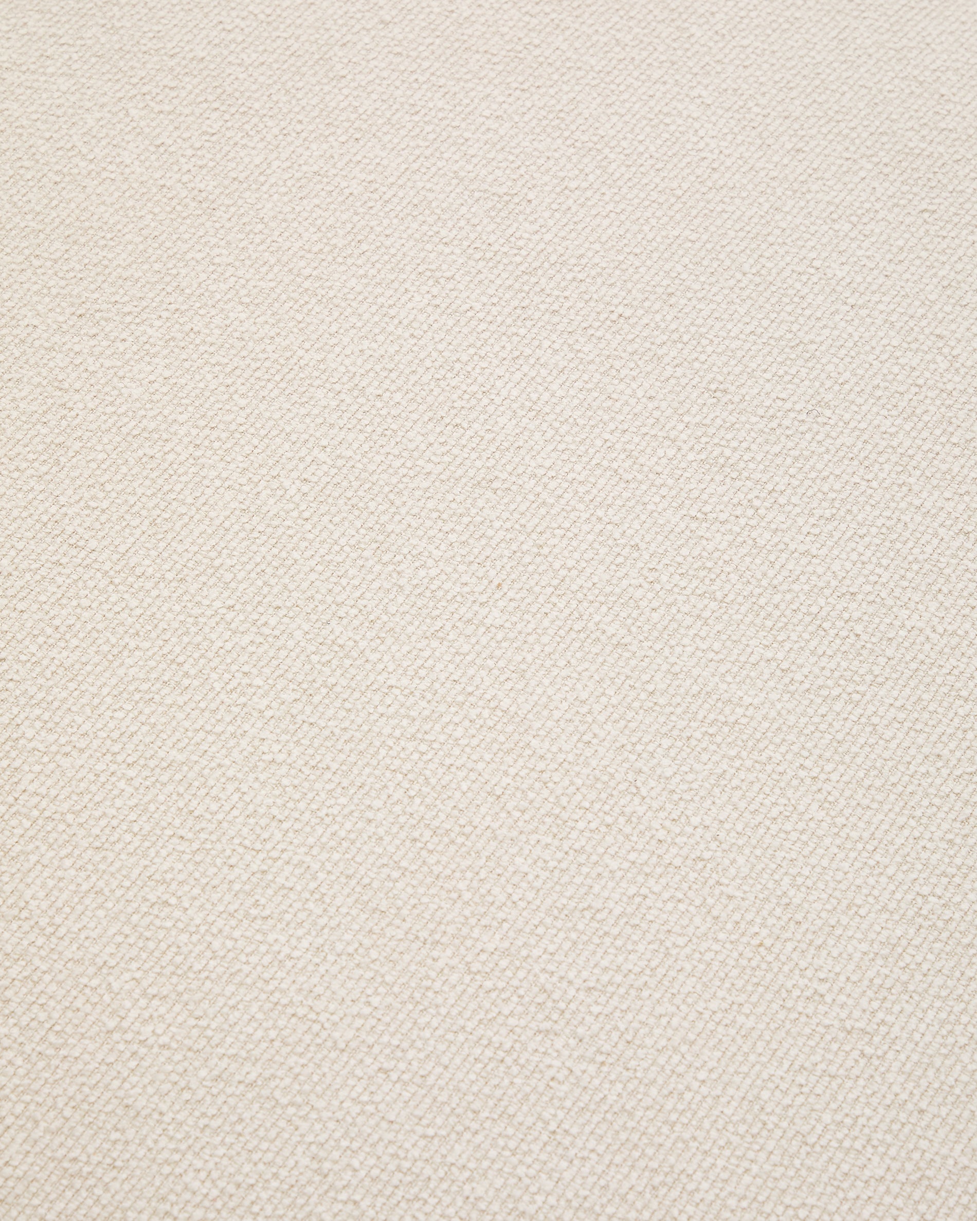Aurum ecru chenille footrest with matte beige metal base 85 x 85cm FSC Mix Credit - Detail
