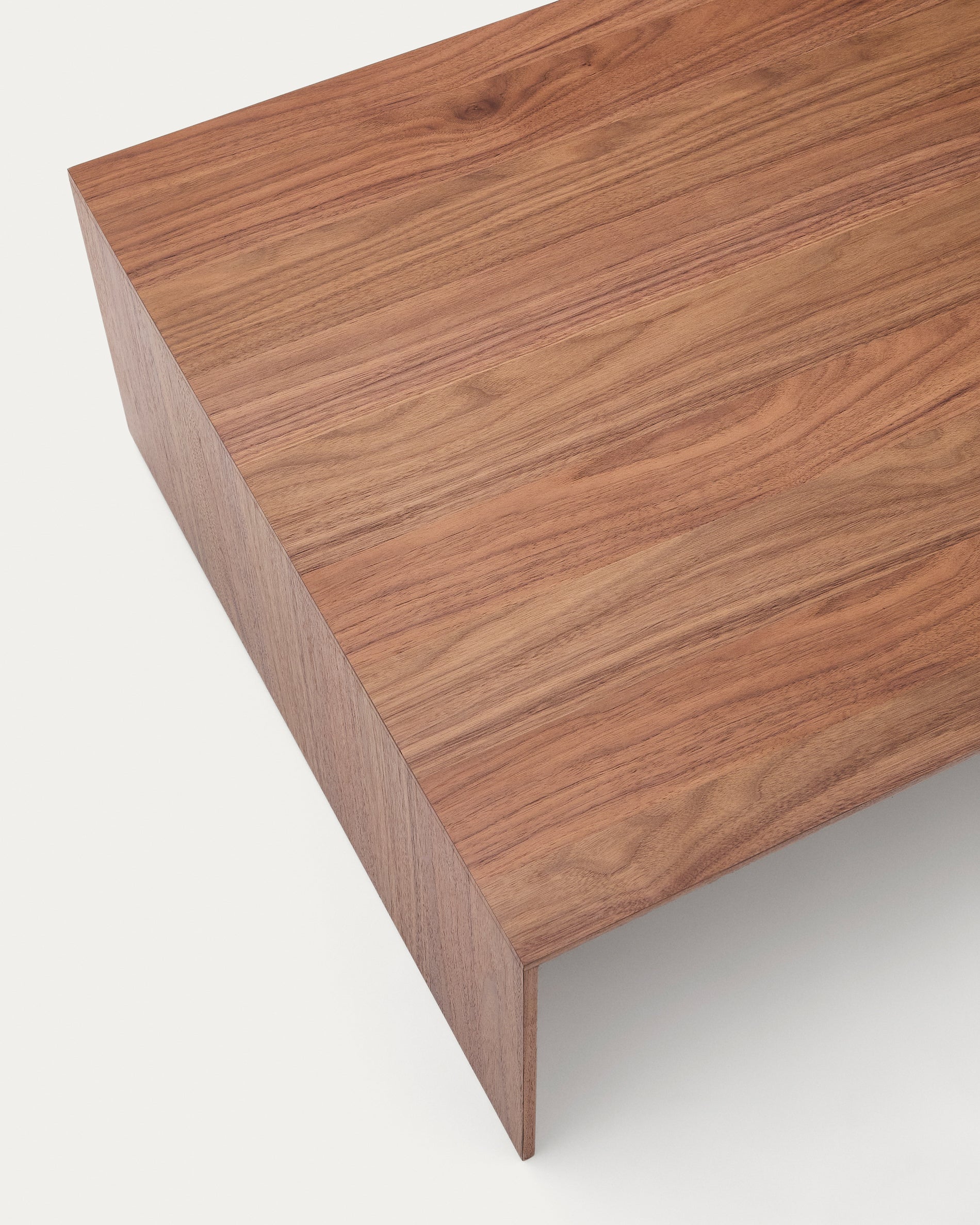 Litto walnut veneer coffee table, 140 x 70 cm - Detail