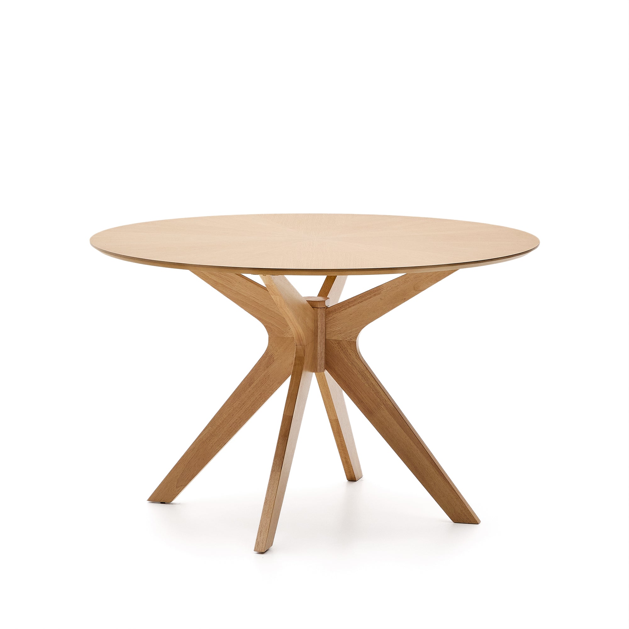 Naanim round table in oak veneer, Ø 120 cm - Product Image