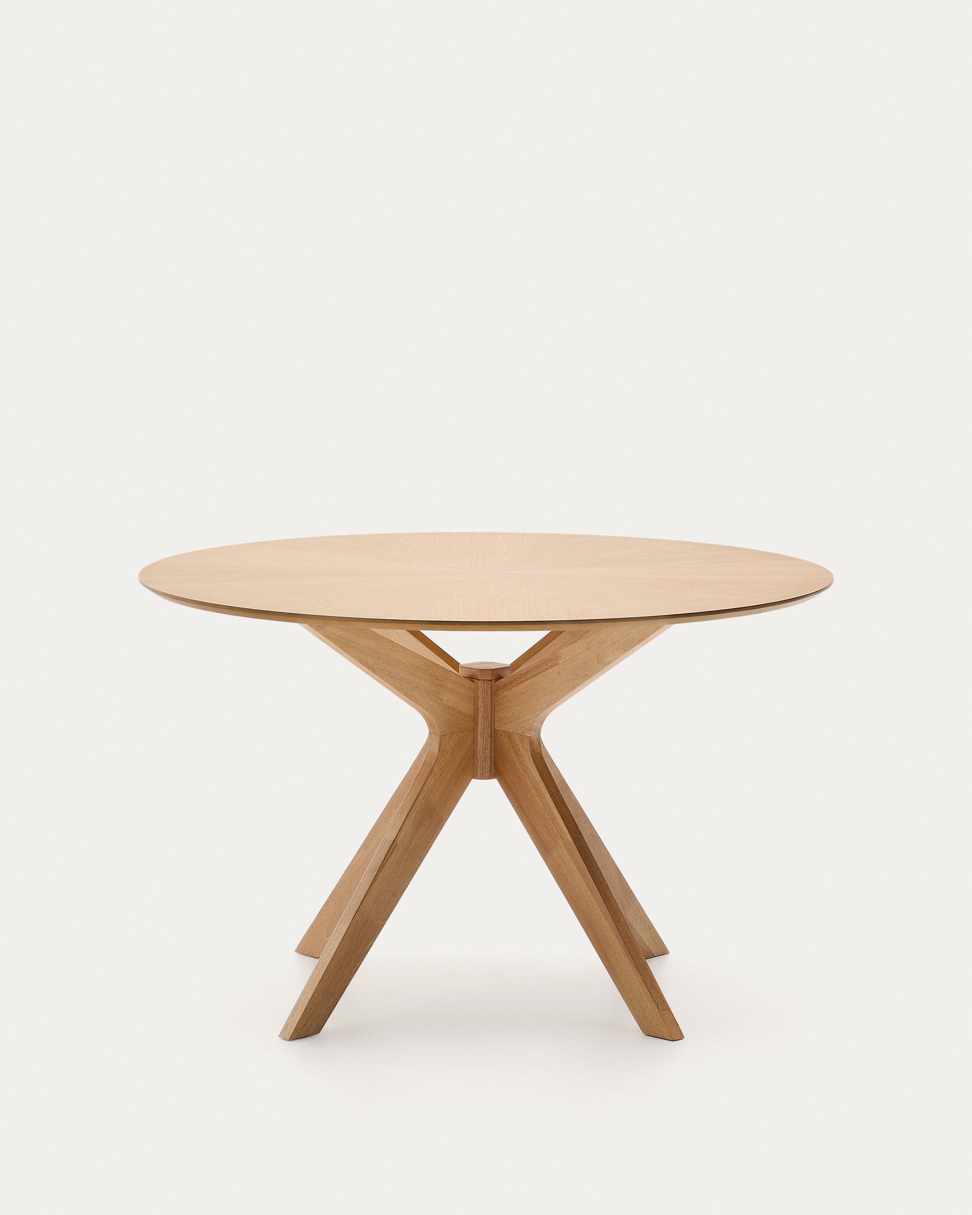 Naanim round table in oak veneer, Ø 120 cm - Product View