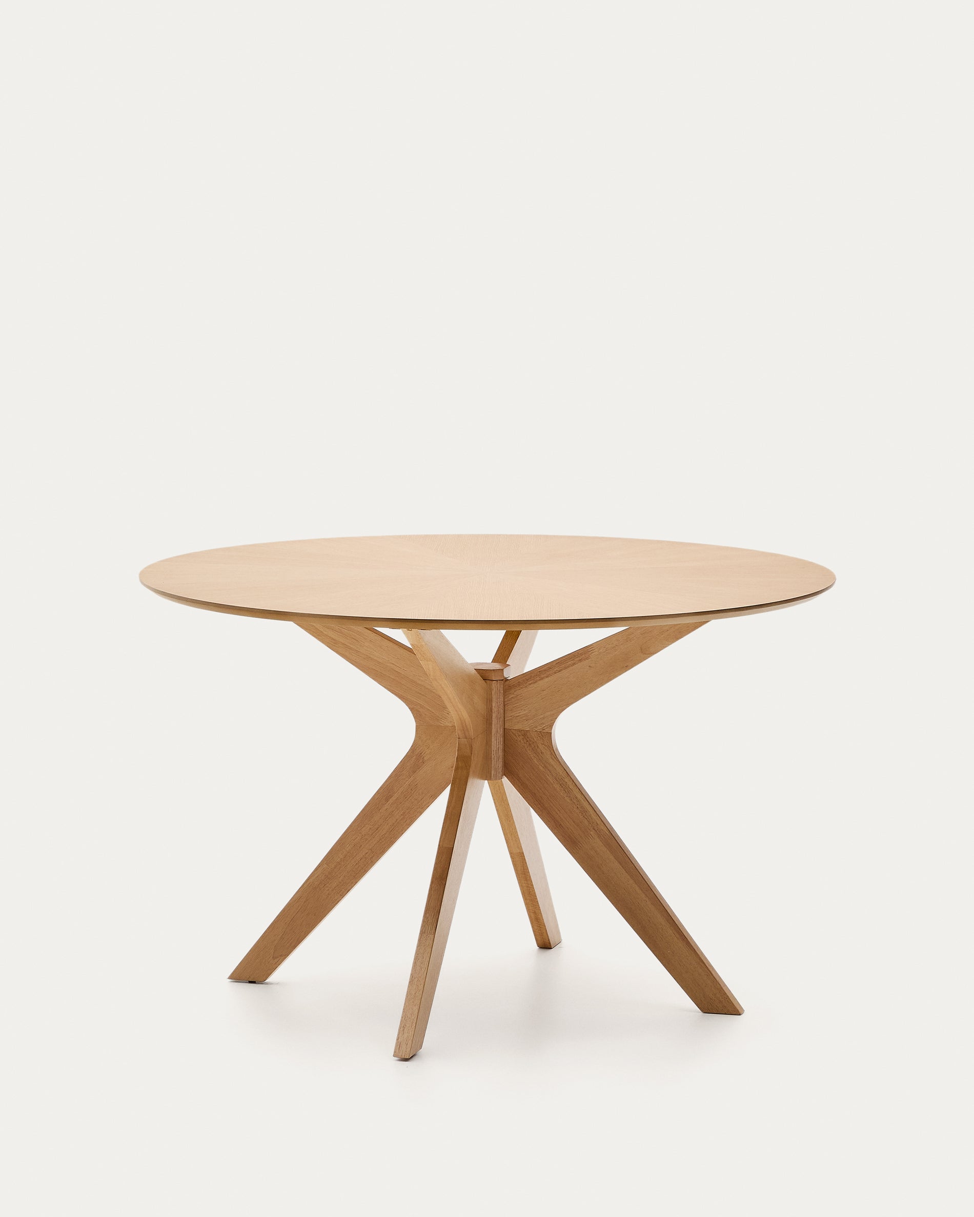 Naanim round table in oak veneer, Ø 120 cm - Product View