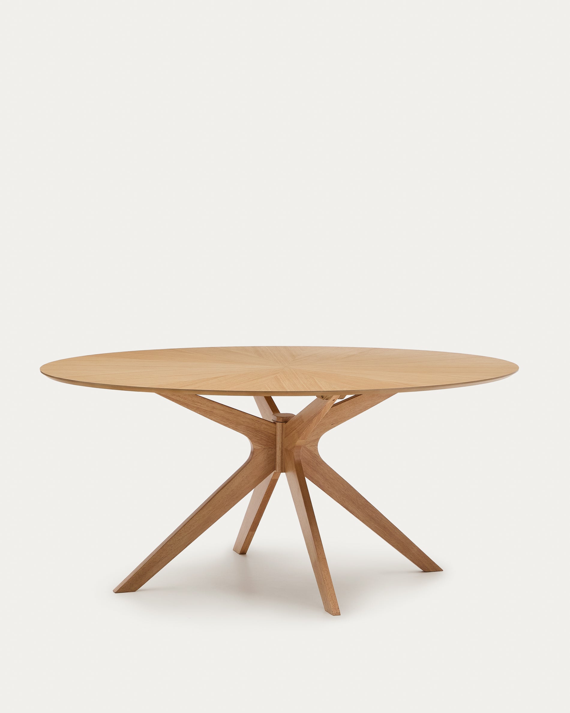 Naanim table in oak veneer, 180 x 110 cm - Product View