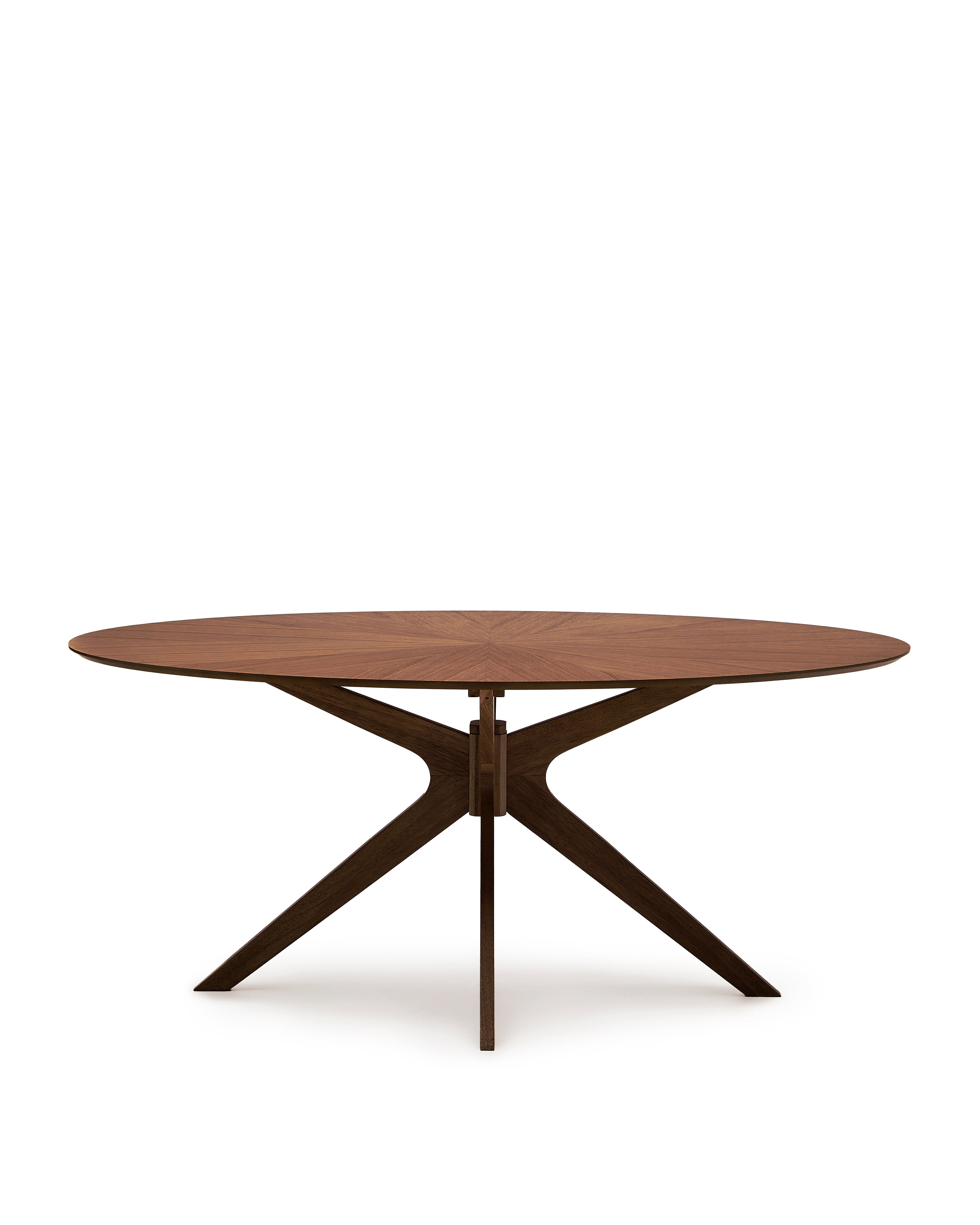 Naanim table in walnut veneer, 180 x 110 cm - Product Image