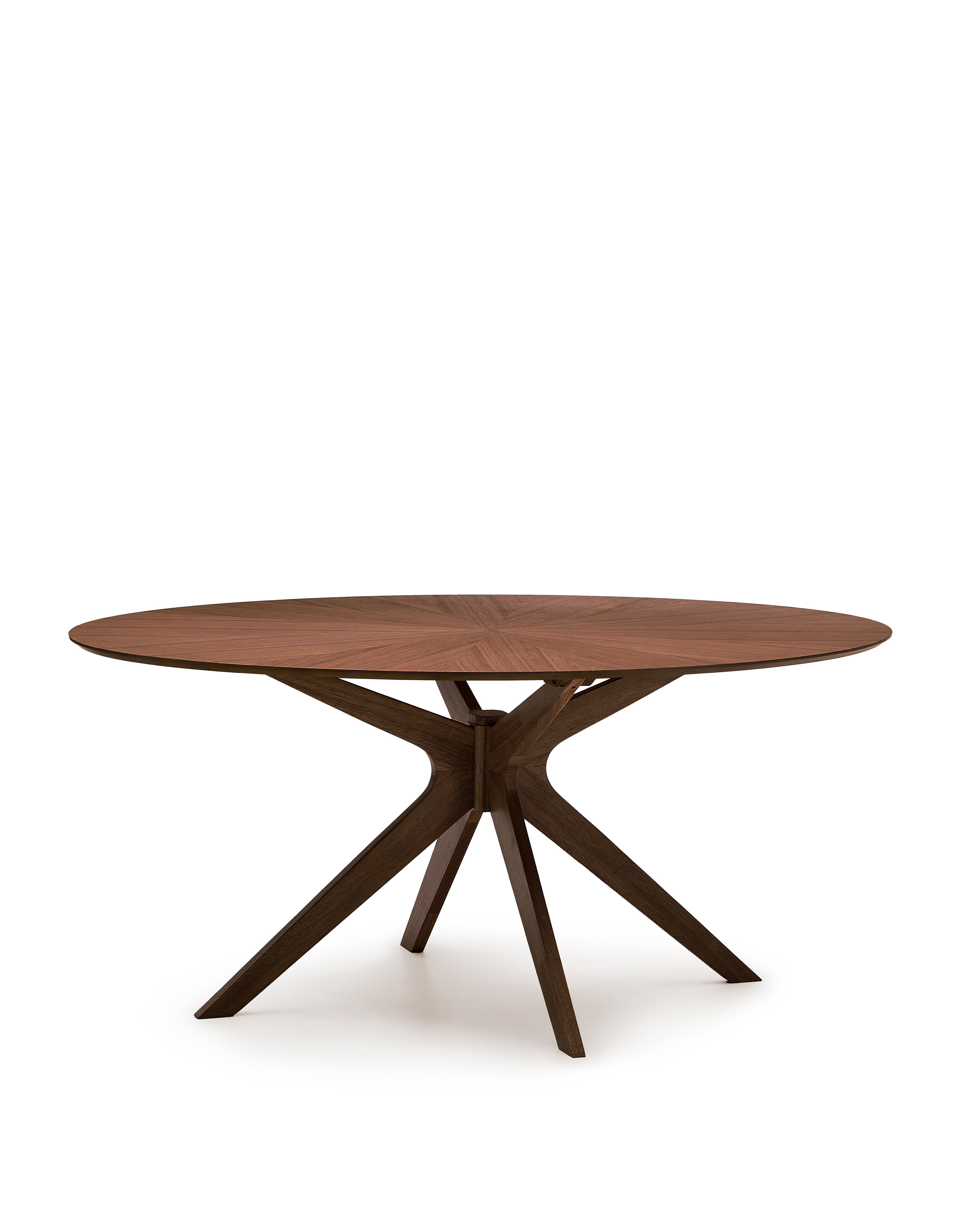 Naanim table in walnut veneer, 180 x 110 cm - Product Image