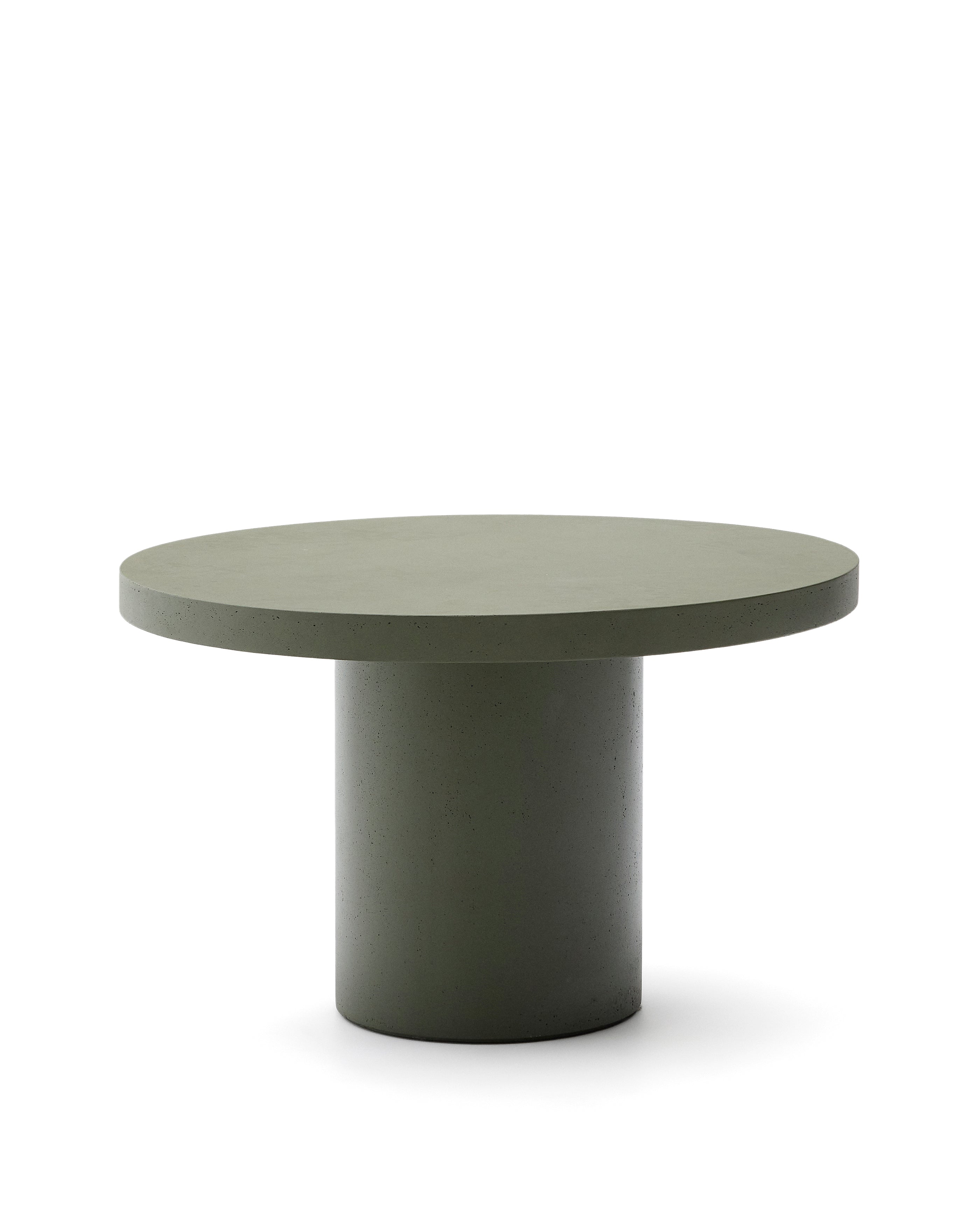 Aiguablava zöld cement kerek asztal Ø120cm