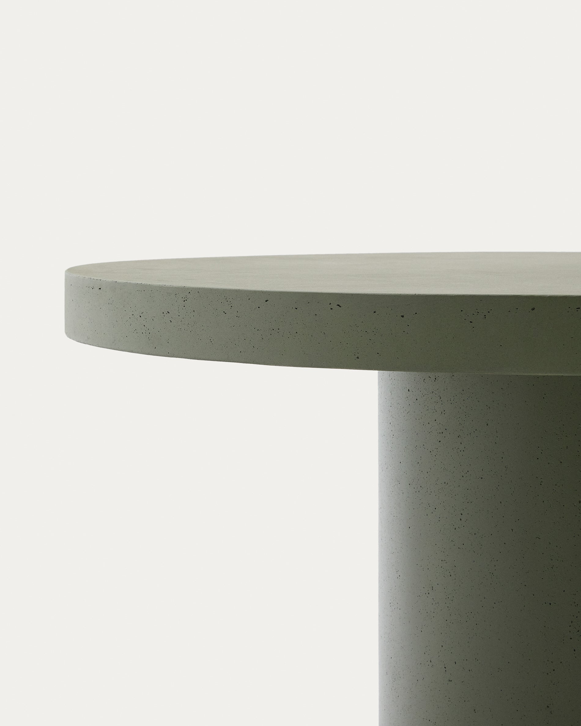 Aiguablava zöld cement kerek asztal Ø120cm