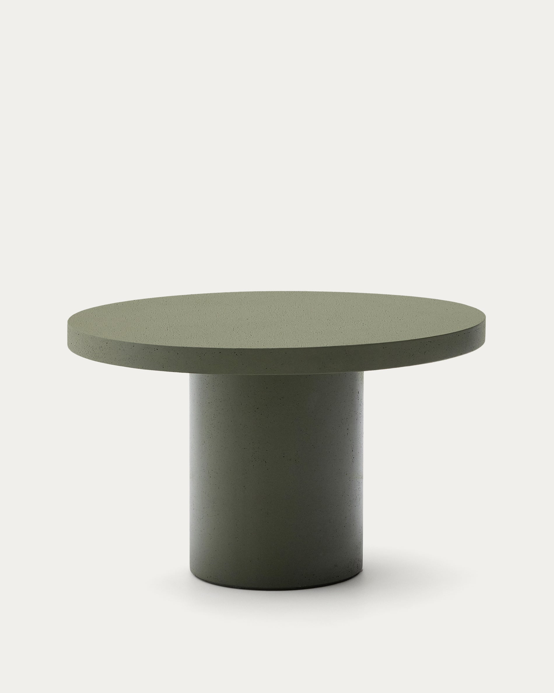 Aiguablava green cement round table Ø120cm - Product View