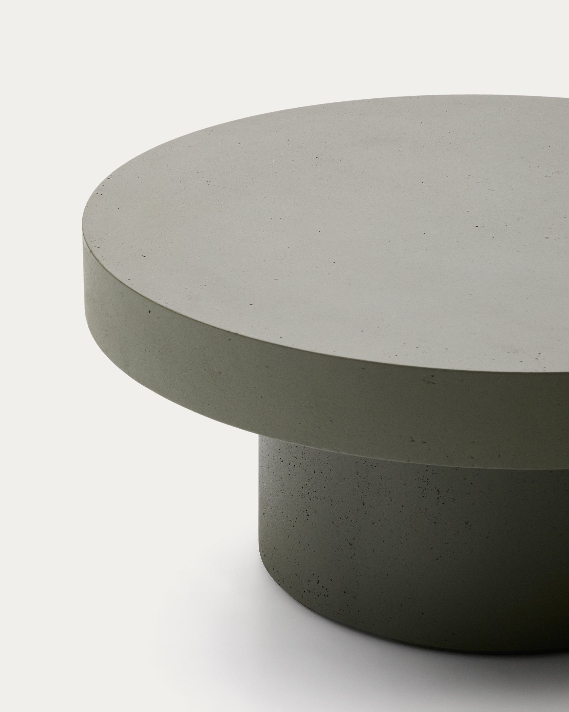 Aiguablava zöld cement kávézóasztal Ø90cm