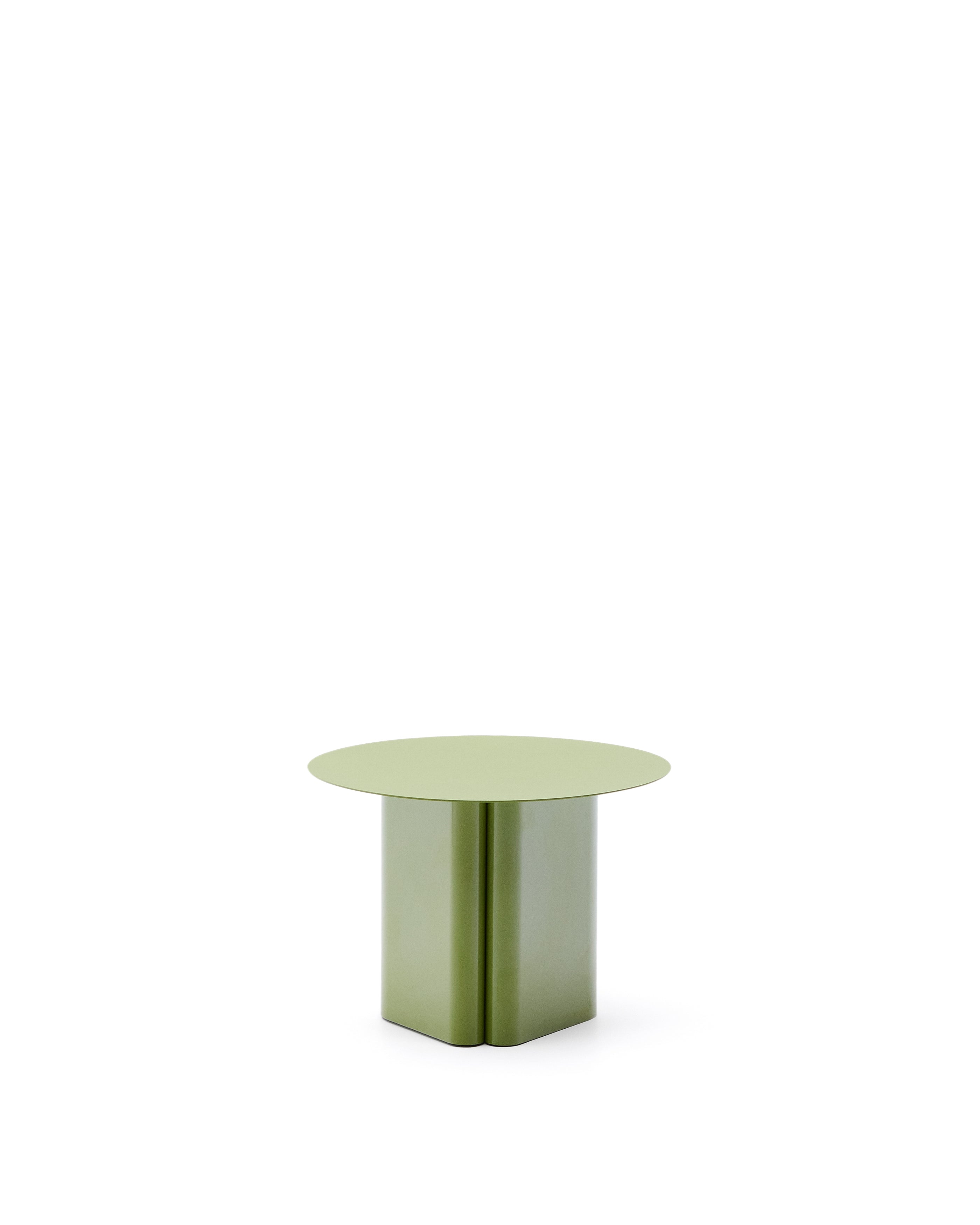 Arvin green iron side table Ø 55cm - Product Image