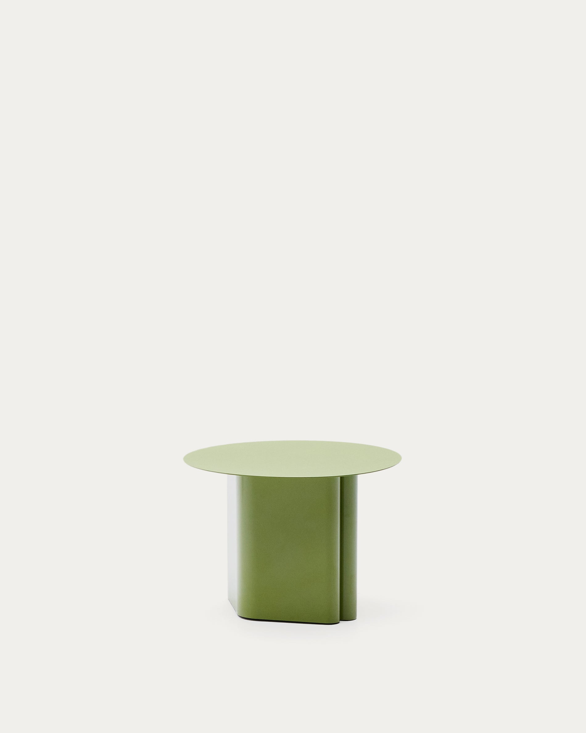 Arvin green iron side table Ø 55cm - Product View