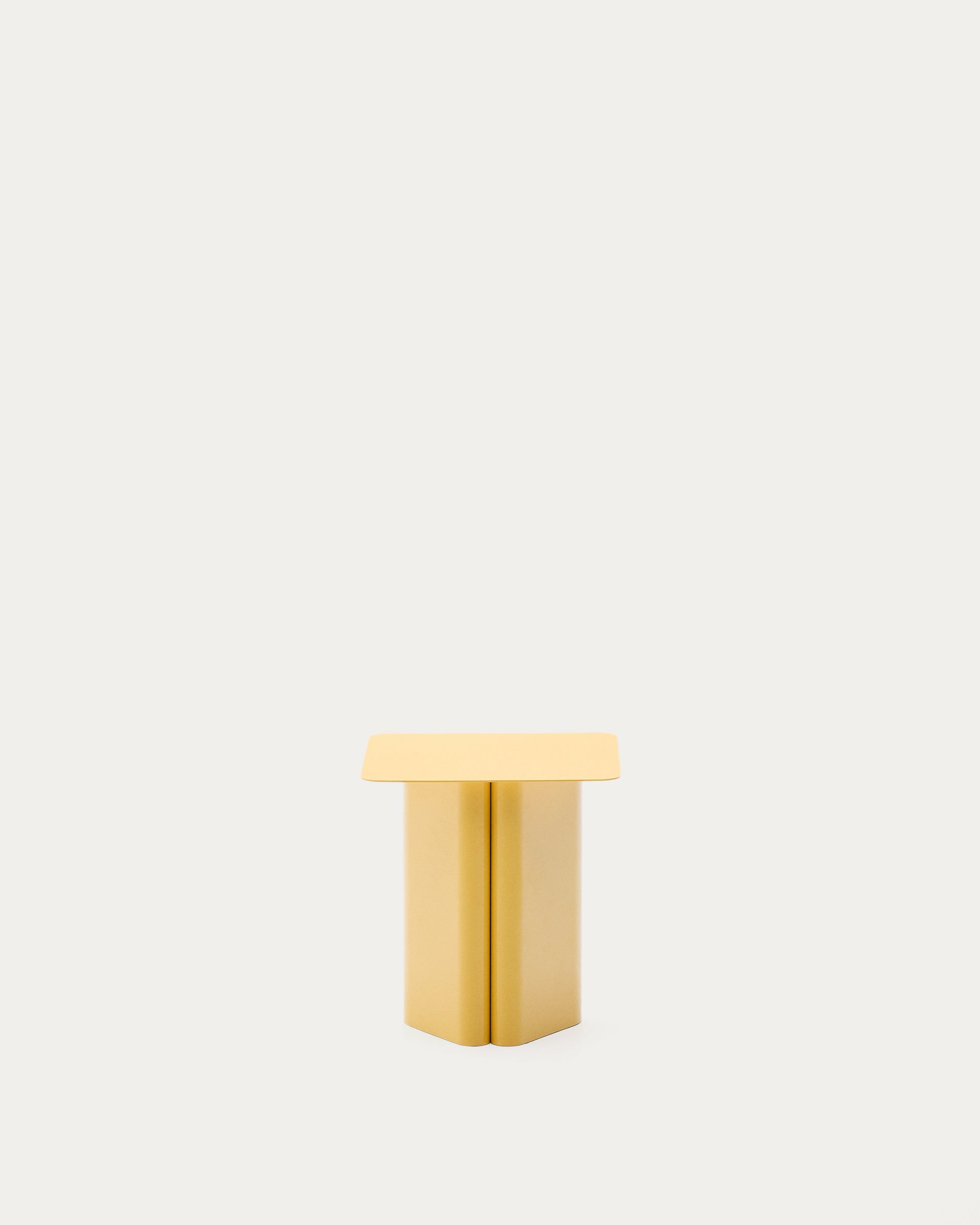 Arvin yellow iron side table 42 x 42cm - Product View