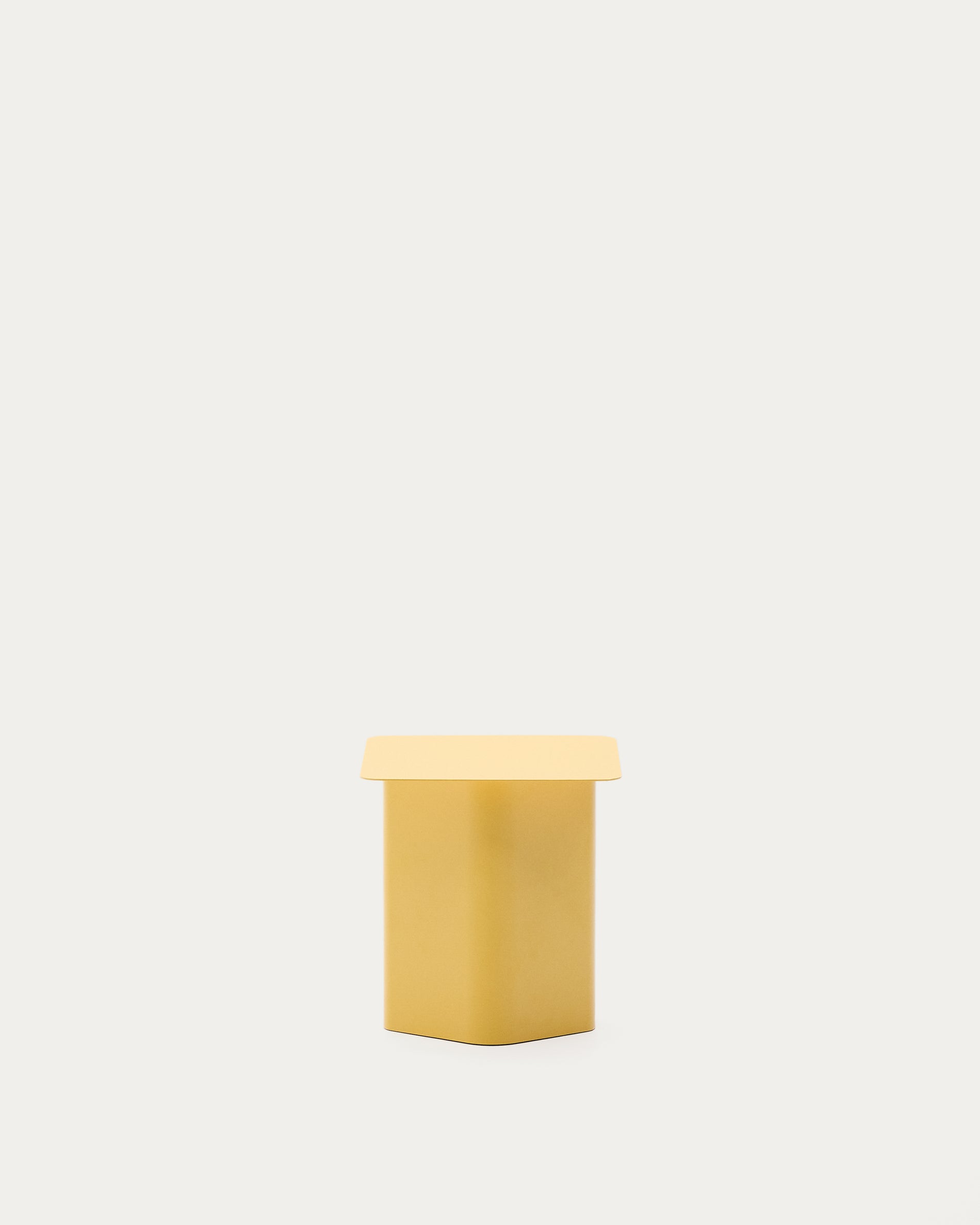Arvin yellow iron side table 42 x 42cm - Product View