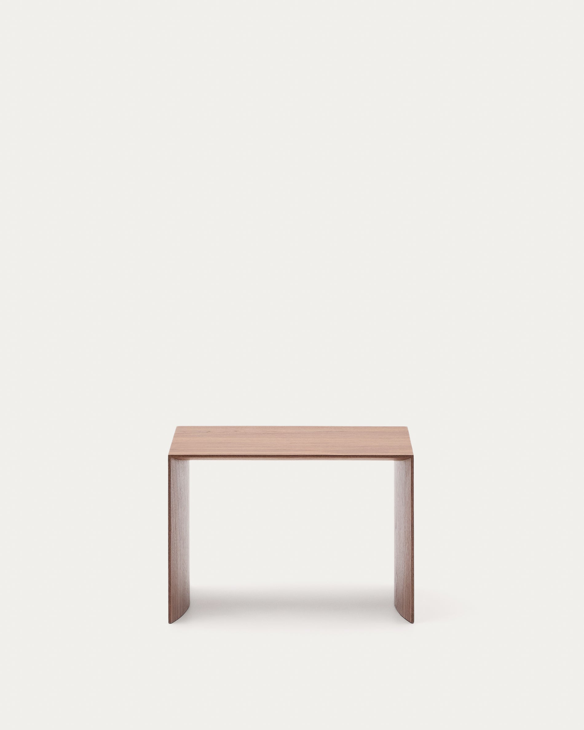 Litto walnut veneer FSC Mix Credit side table, 55 x 40 cm - Product View