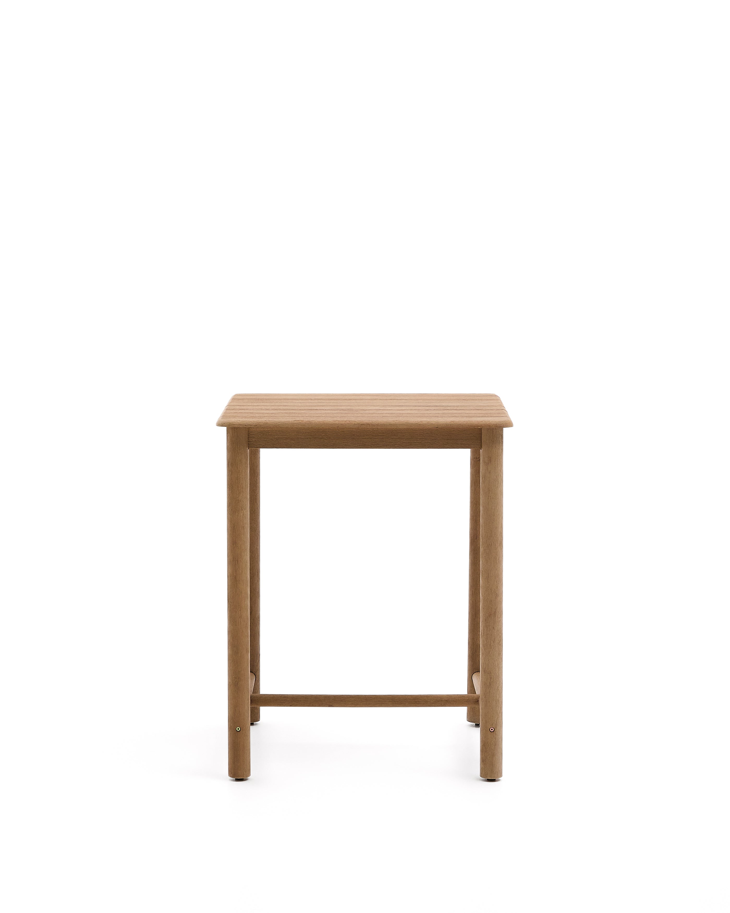 Sori table in FSC 100% solid acacia wood 78 x 78cm - Product Image