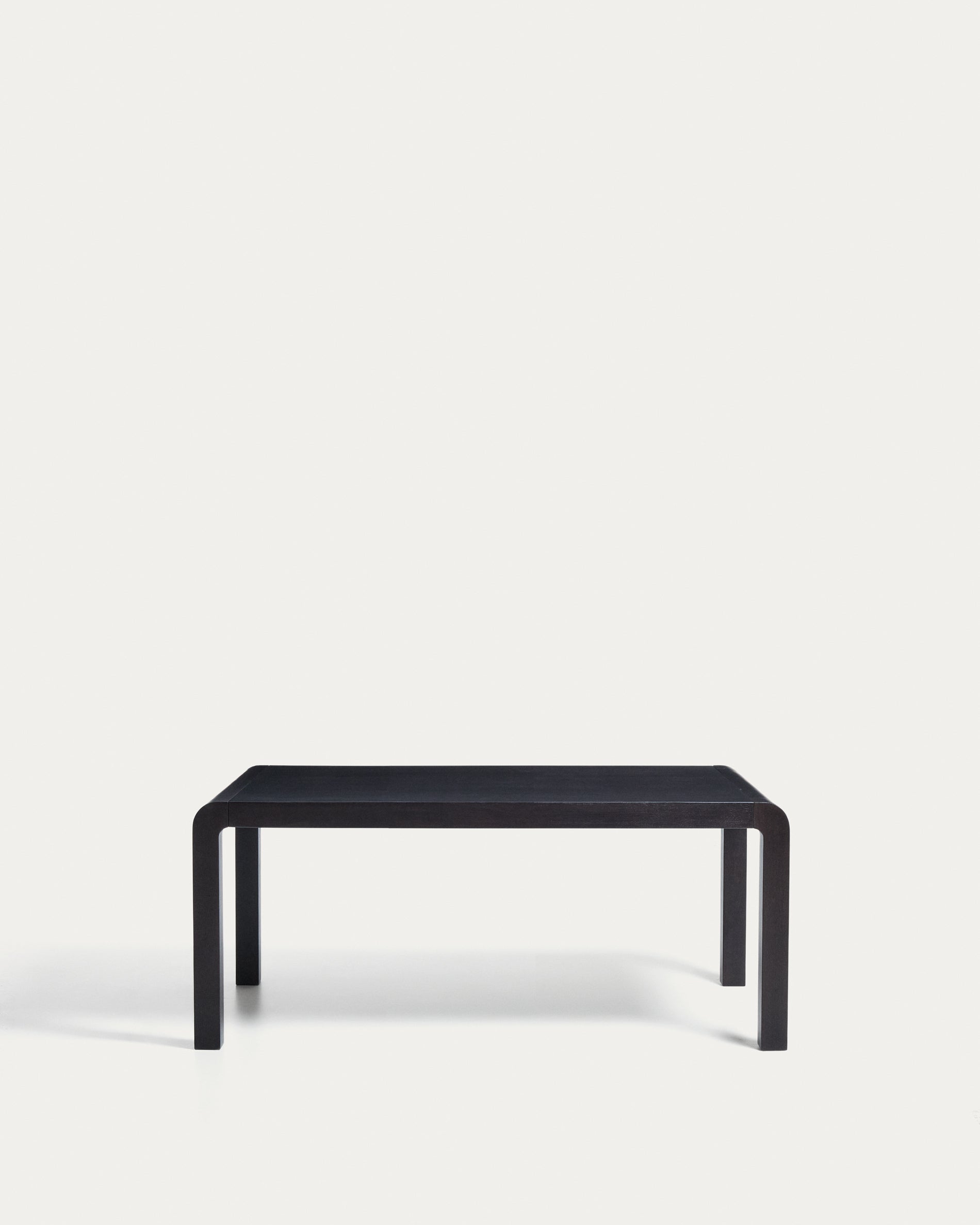 Erisia extendable table in solid oak wood with an ebonized finish 180 (230) x 90 cm FSC 100% - Product View