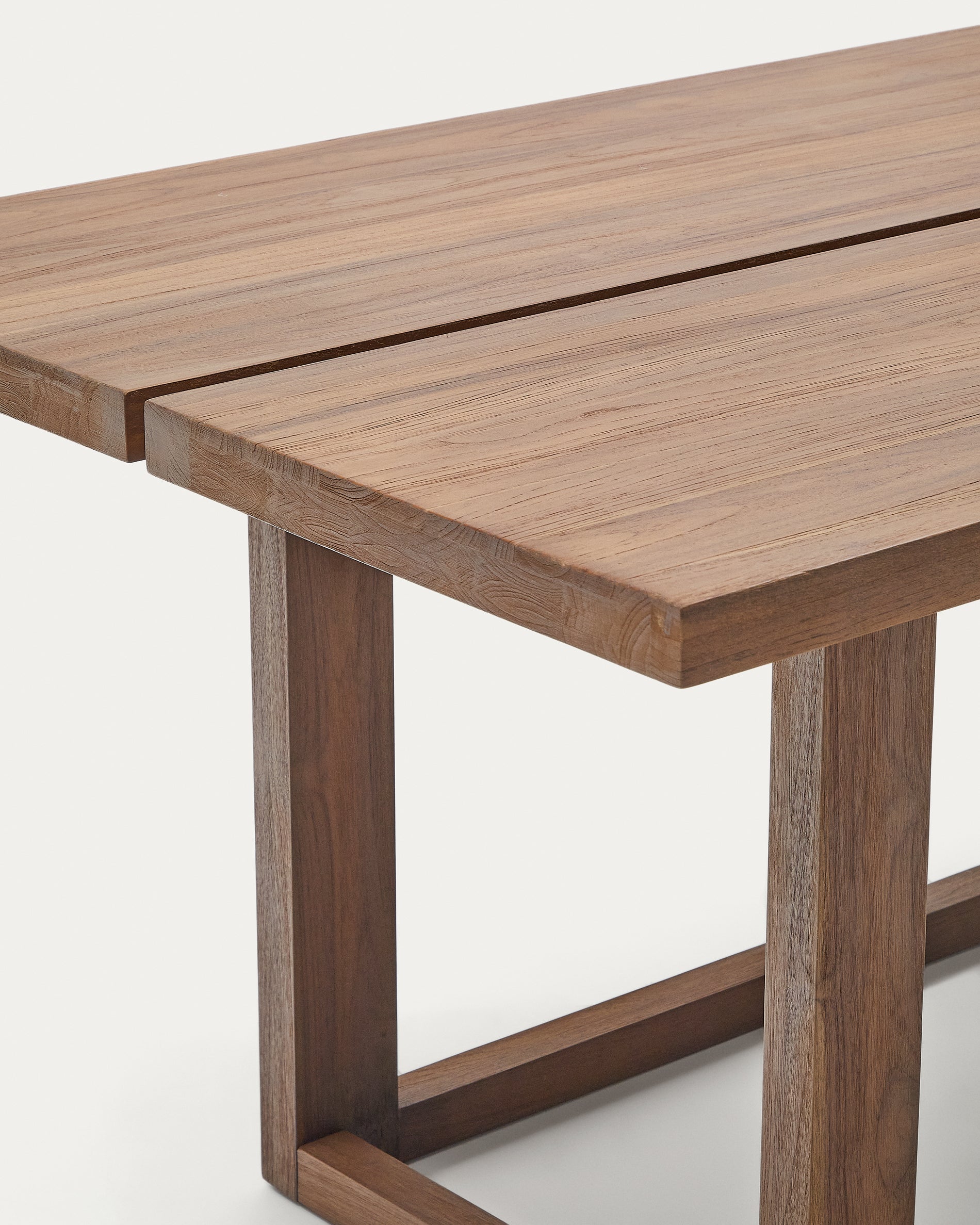 Sashi table, made of solid teak, 220 x 100 cm