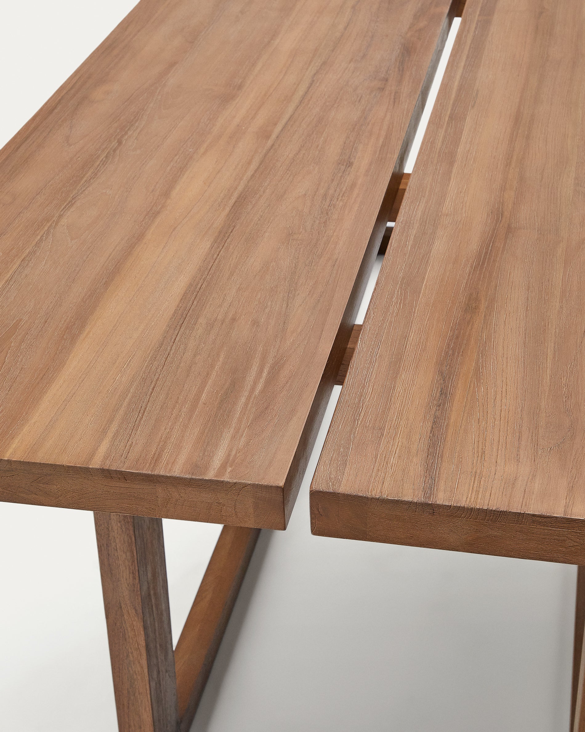 Sashi table, made of solid teak, 220 x 100 cm