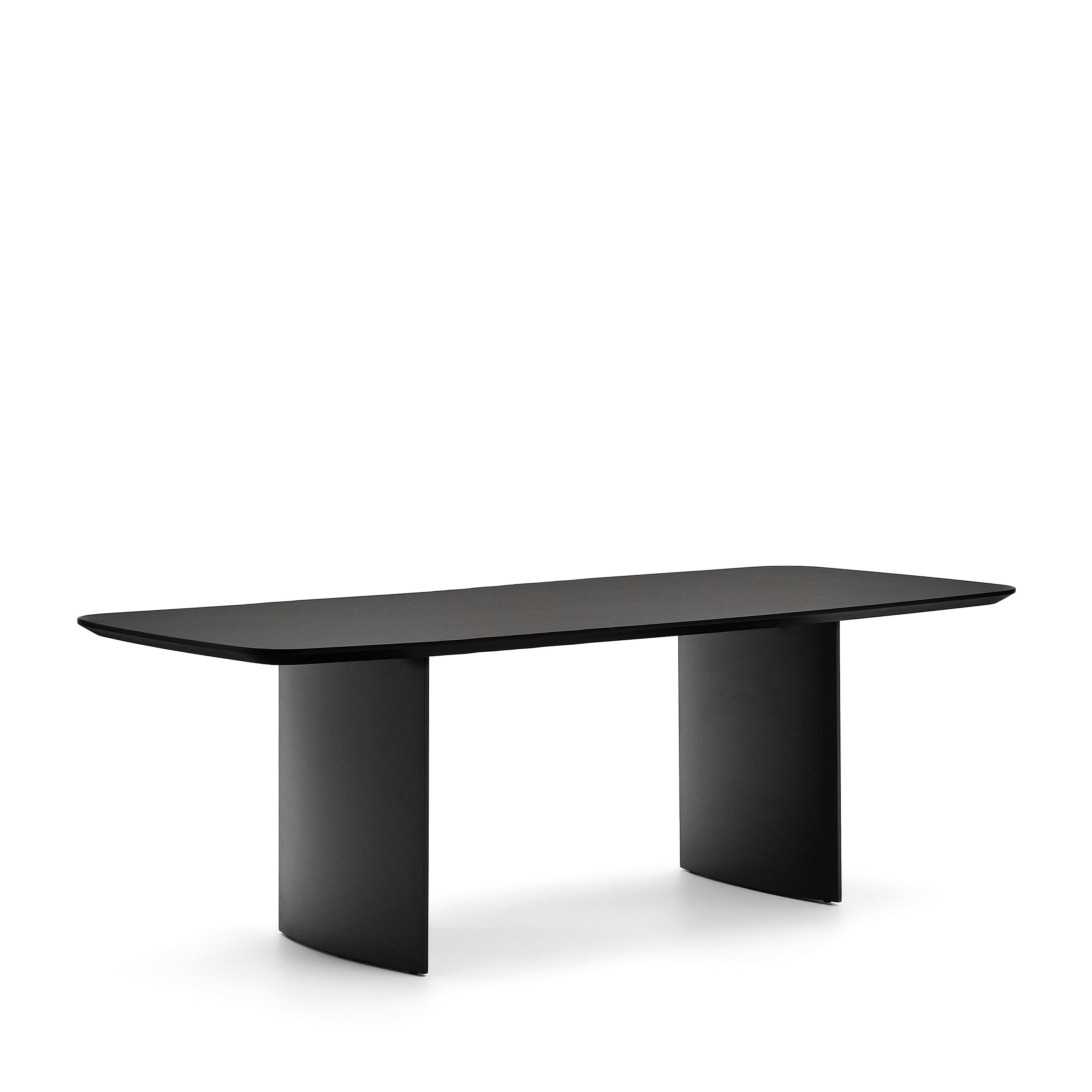 Litto black, lacquered MDF table, 200 x 100 cm - Product Image