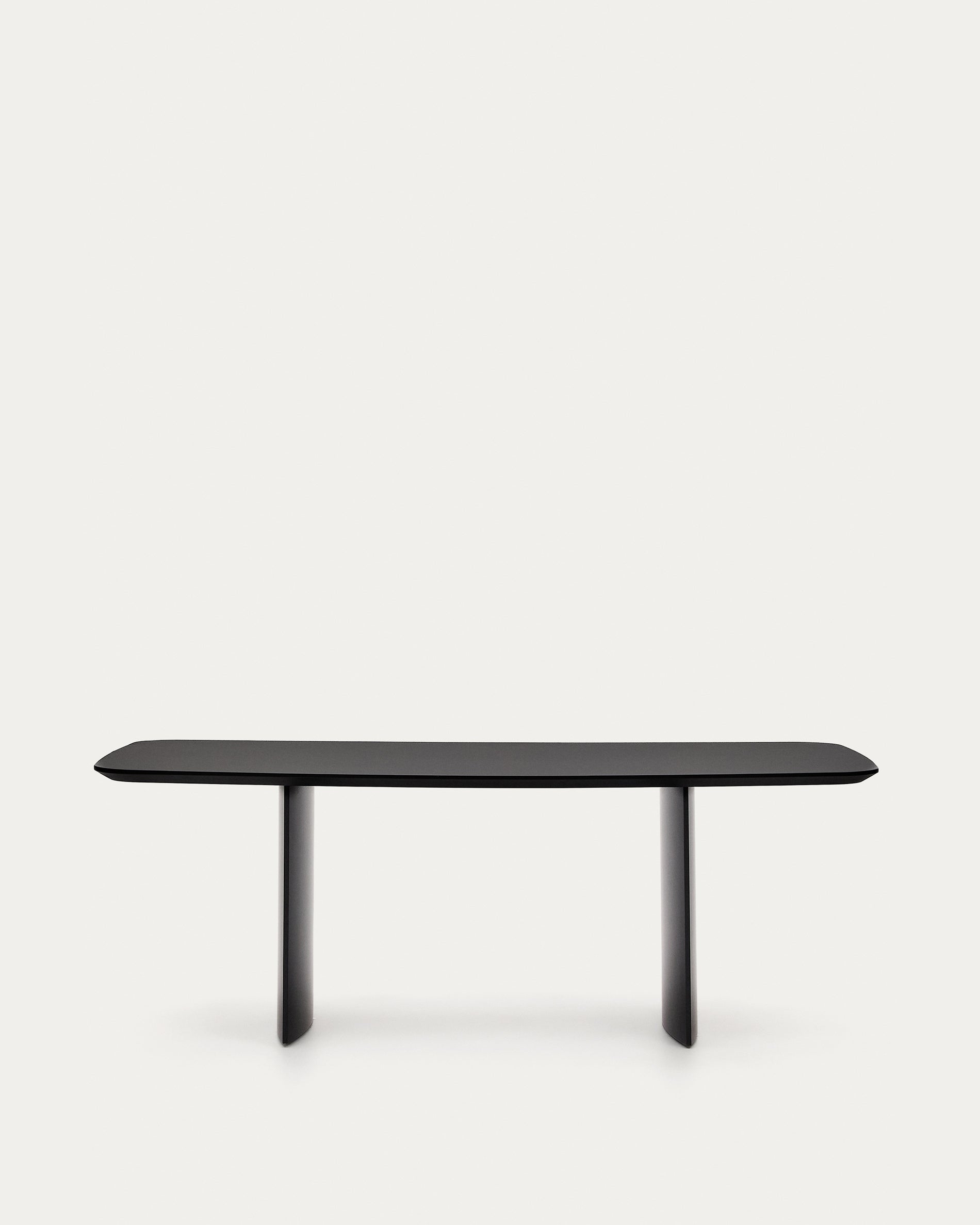 Litto black, lacquered MDF table, 200 x 100 cm - Product View