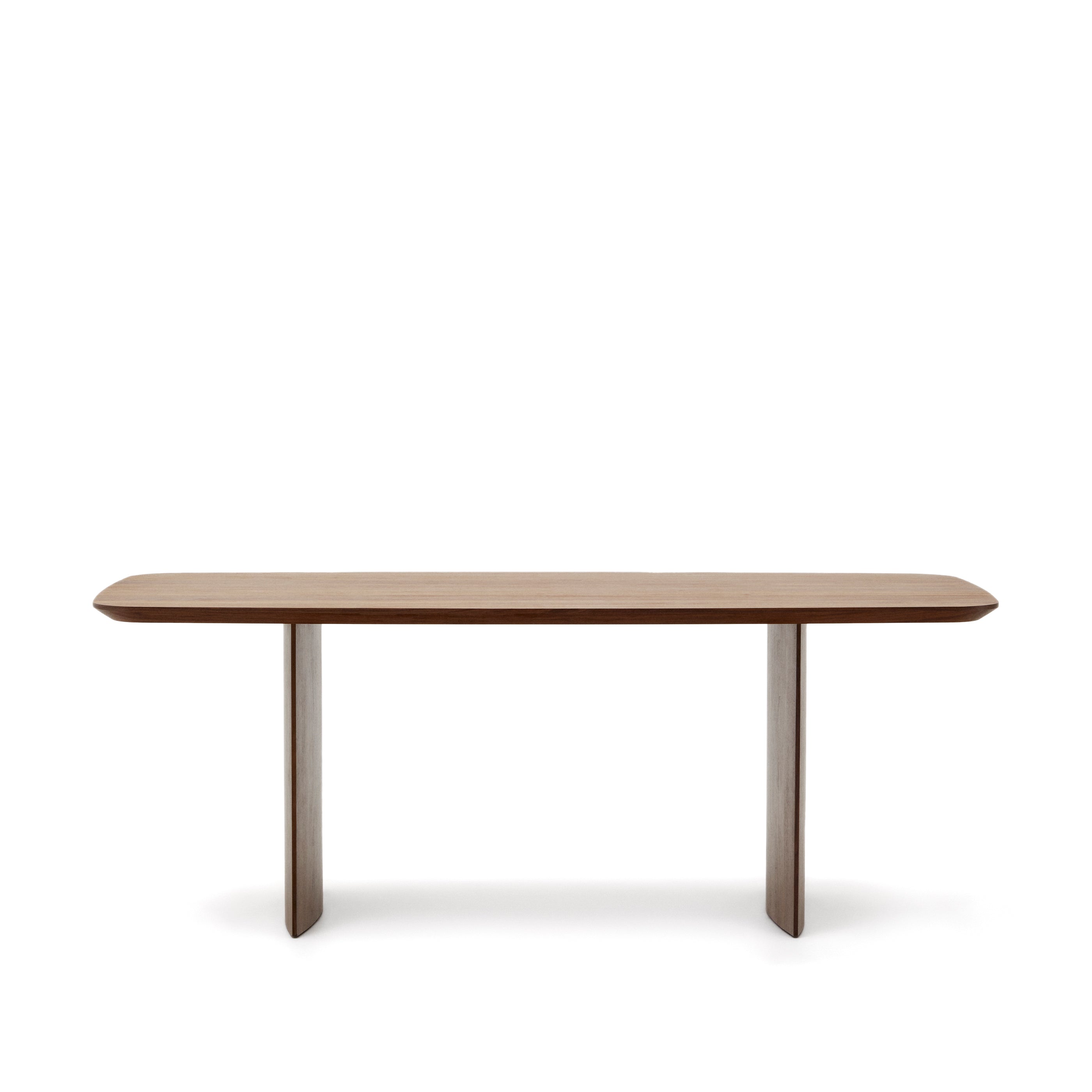 Litto table made from walnut veneer, 200 x 100 cm - Product Image