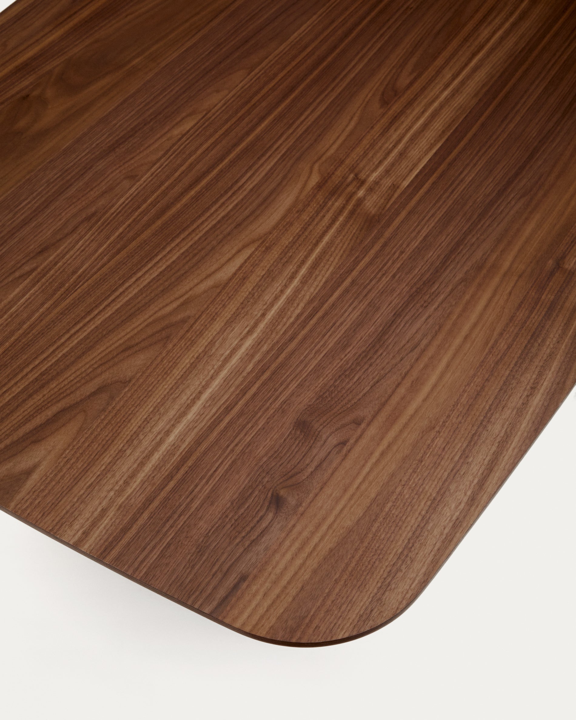 Litto table made from walnut veneer, 200 x 100 cm - Detail