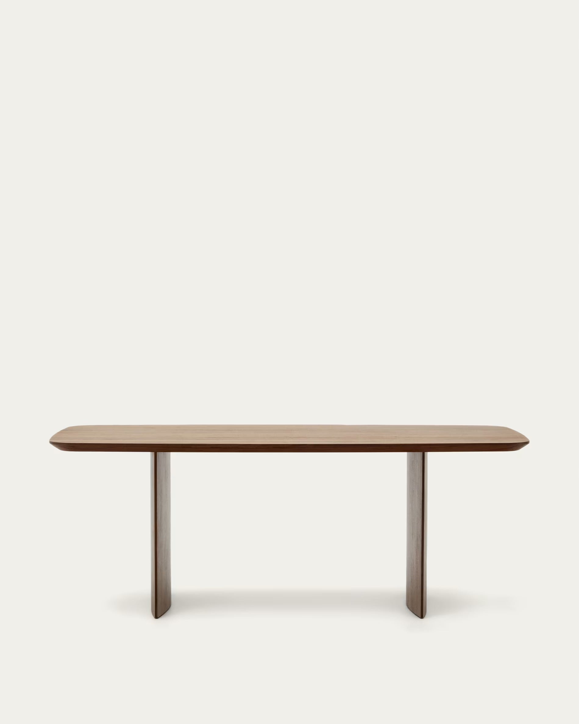 Litto table made from walnut veneer, 200 x 100 cm